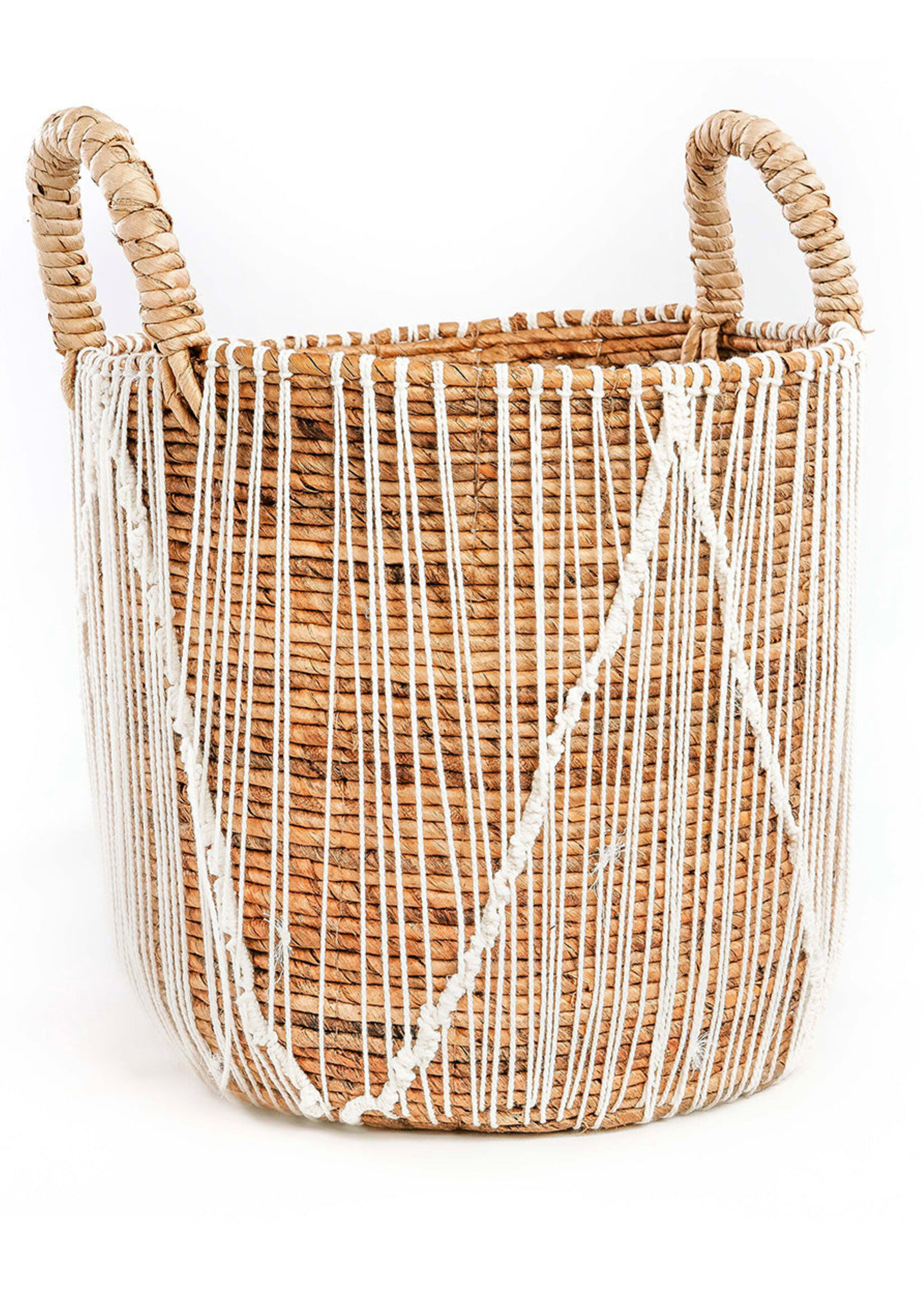 Bazar Bizar Antwerp The Straight Stitched Macrame Basket - L