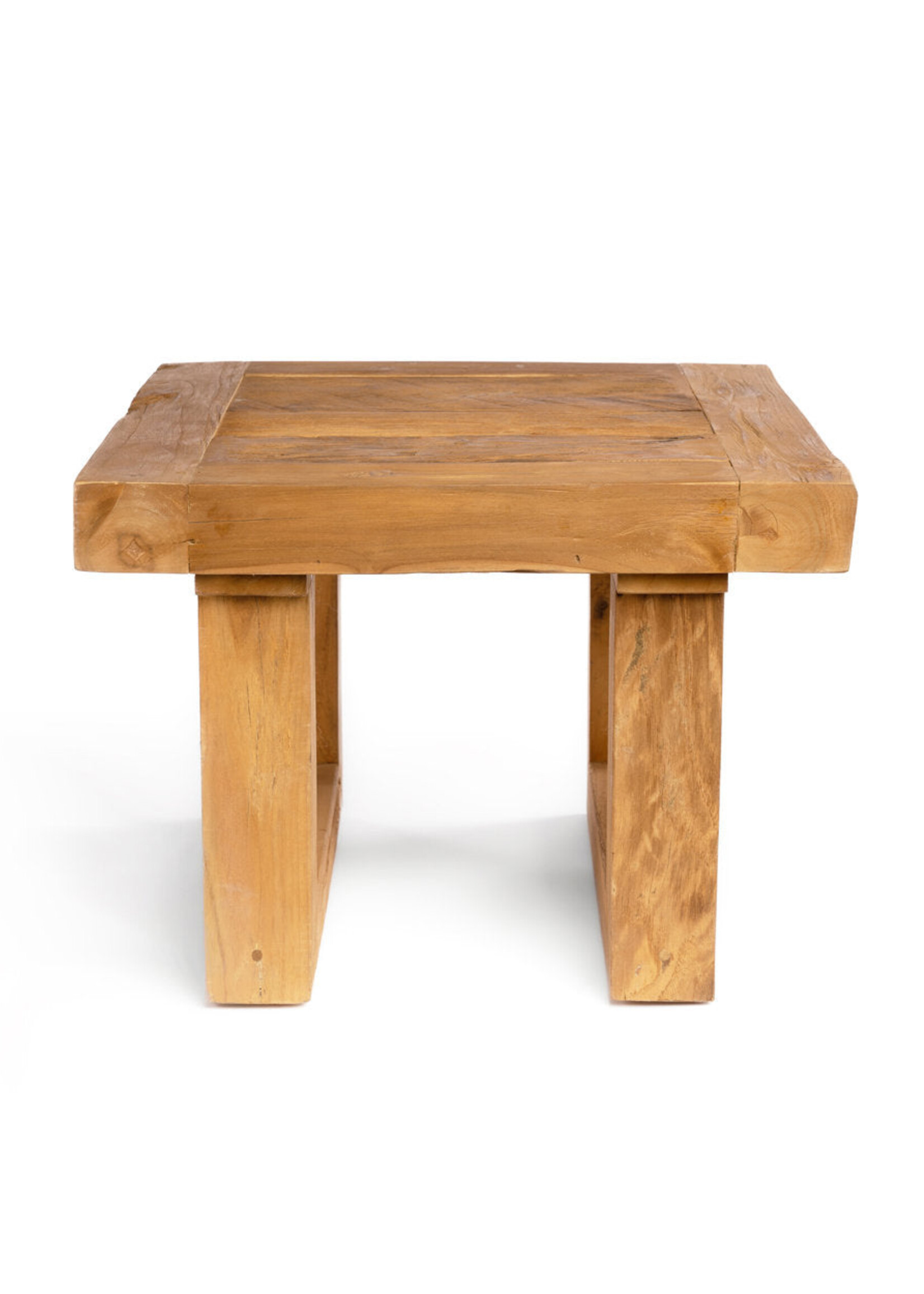 Bazar Bizar Antwerp The Reclaimed Teak Side Table - Natural