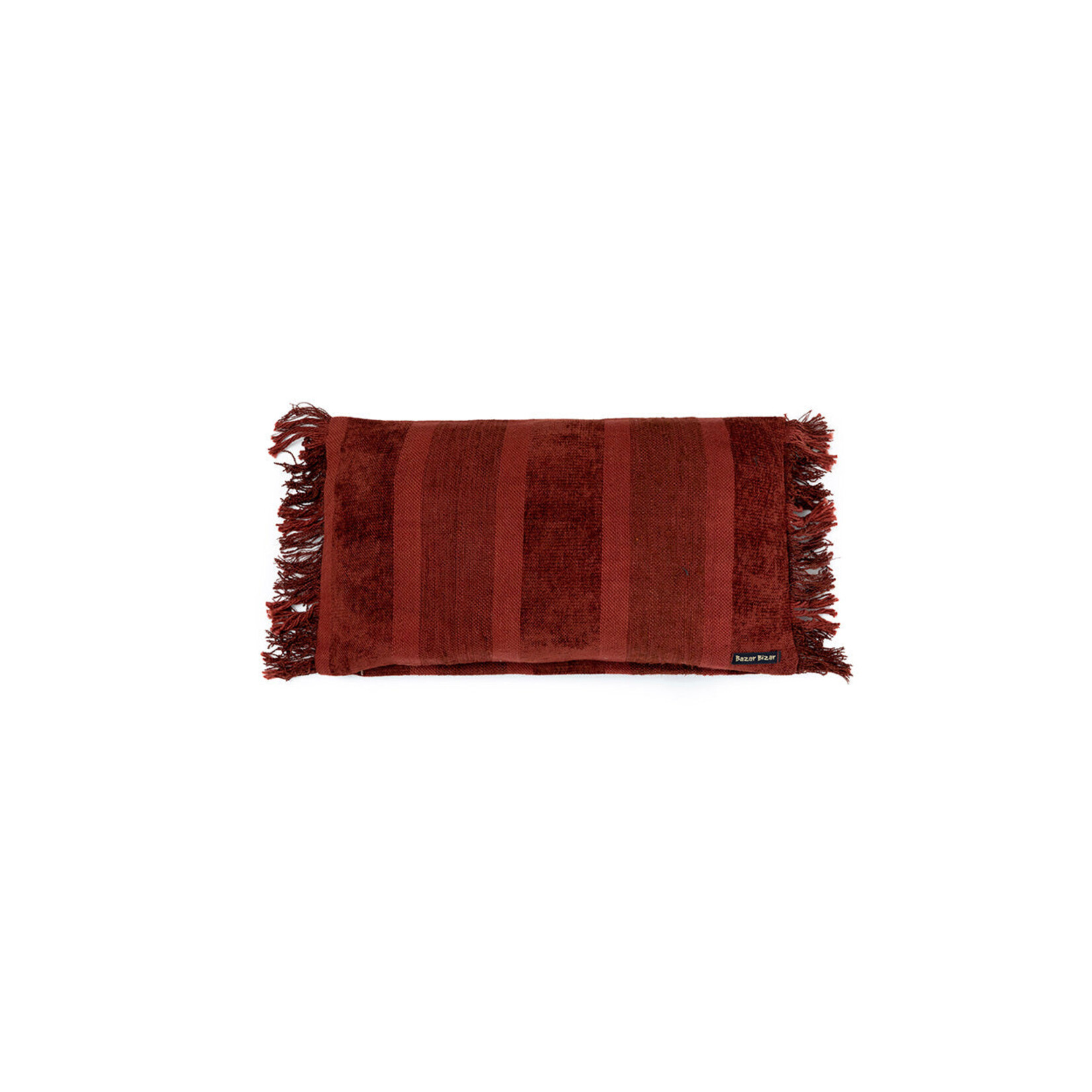 Bazar Bizar Antwerp The Oh My Gee Cushion Cover - Burgundy Velvet - 30x50
