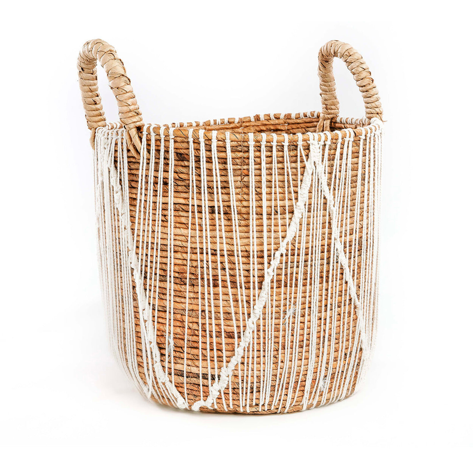 Bazar Bizar Antwerp The Straight Stitched Macrame Basket - L