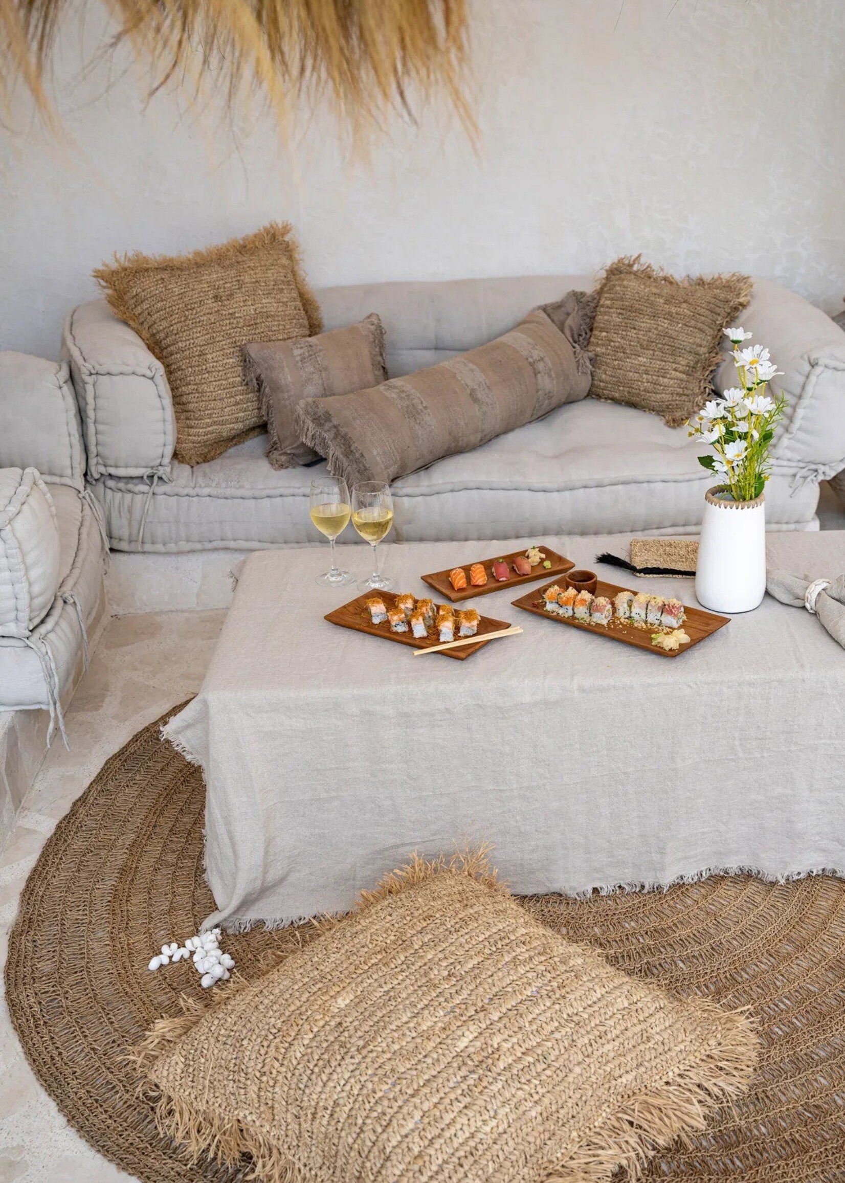 Bazar Bizar Antwerp The Oh My Gee Cushion Cover - Concrete Velvet - 35x100