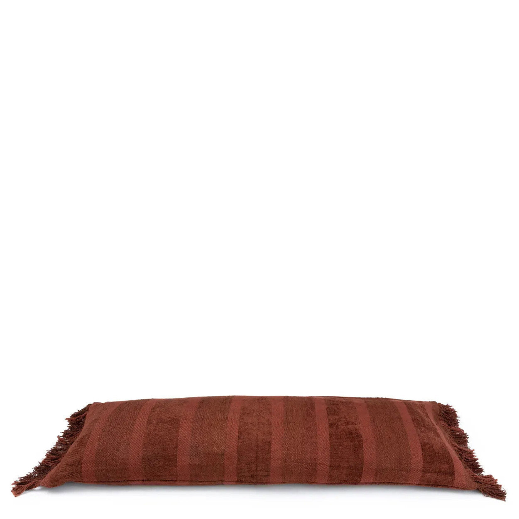 Bazar Bizar Antwerp The Oh My Gee Cushion Cover - Burgundy Velvet - 35x100