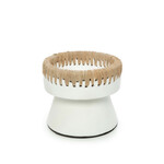 Bazar Bizar Antwerp The Pretty Candle Holder - White Natural - S
