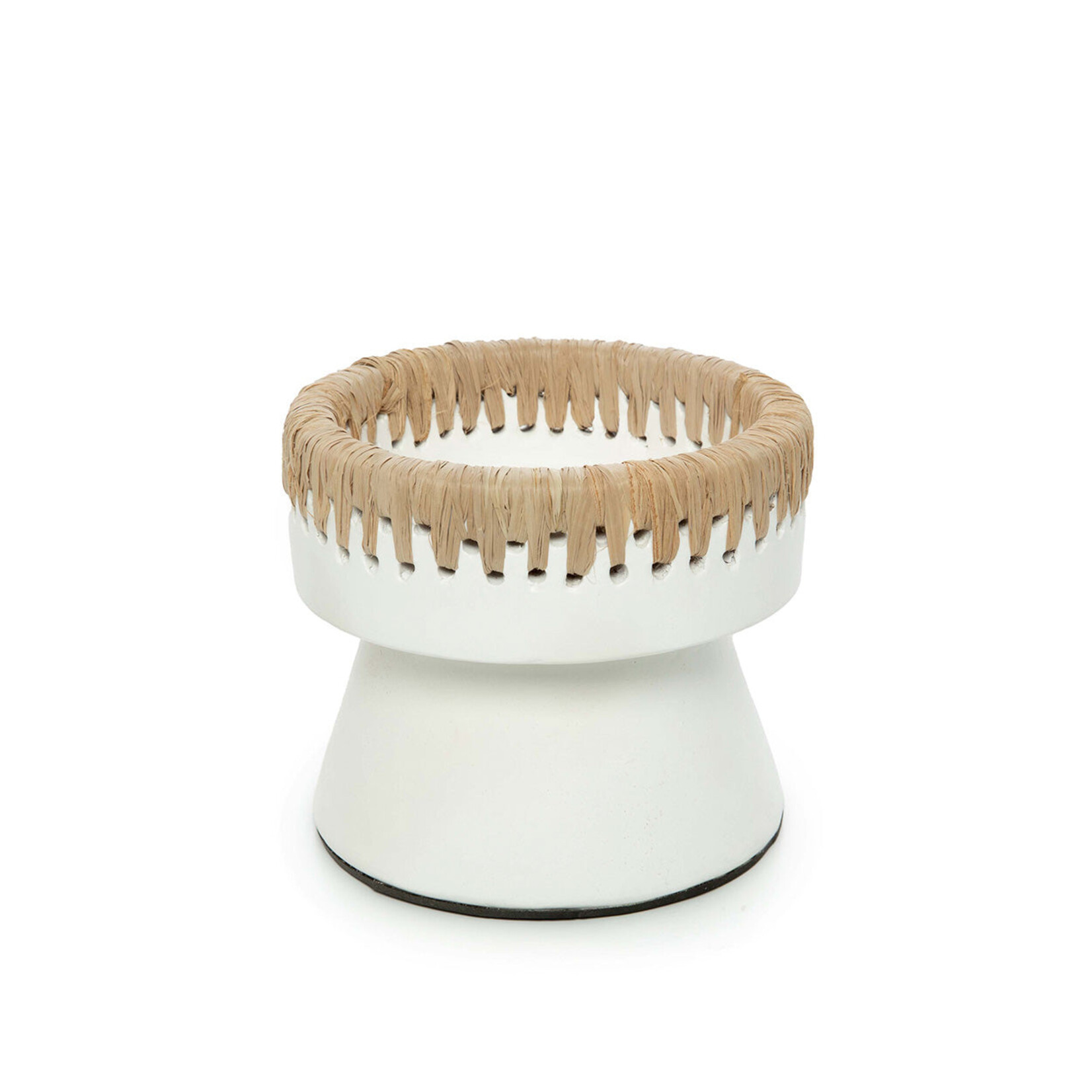 Bazar Bizar Antwerp The Pretty Candle Holder - White Natural - S