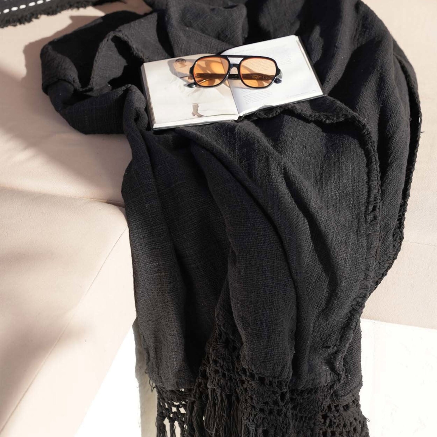 Bazar Bizar Antwerp The Gypsy Bed Throw - Black