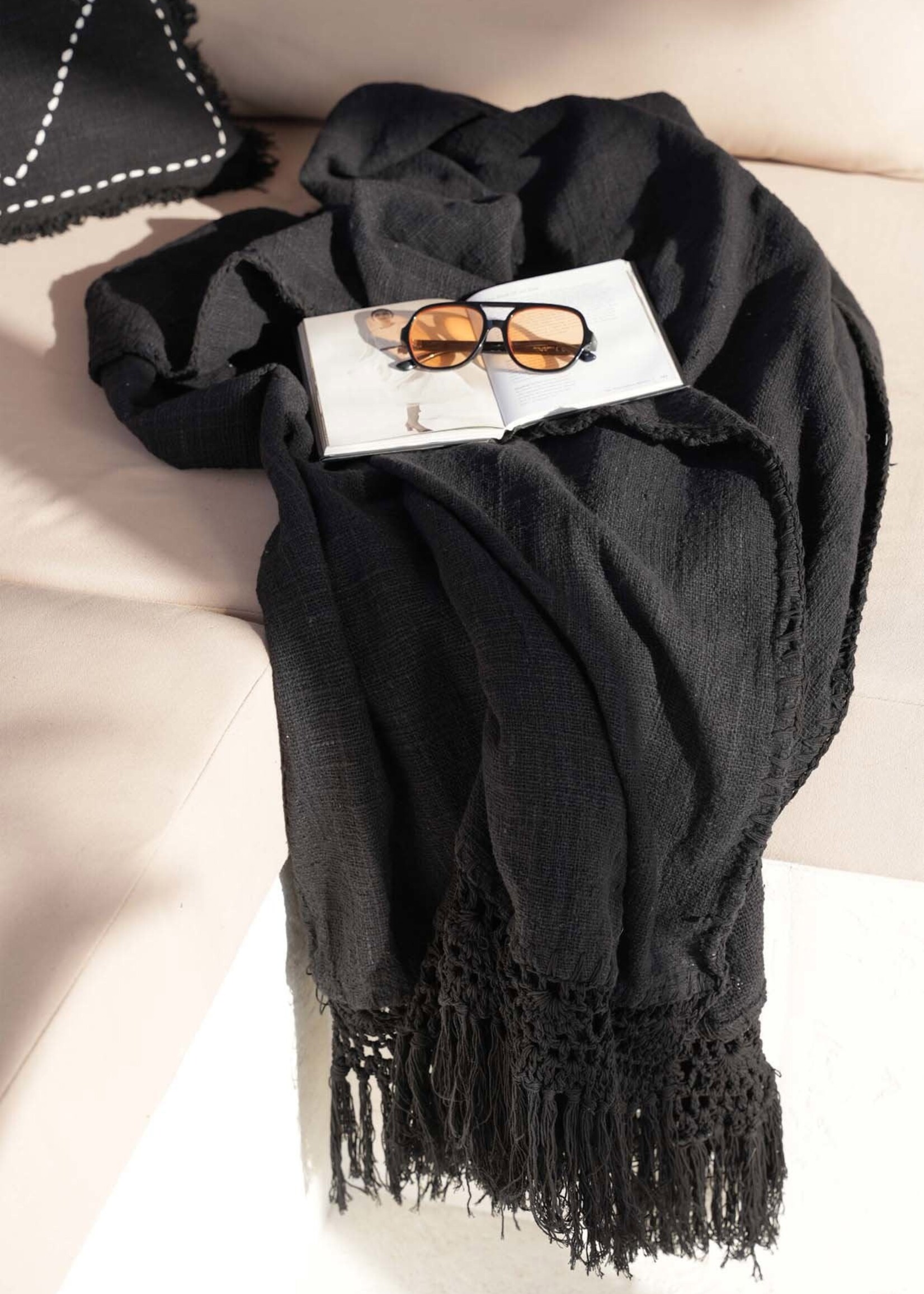 Bazar Bizar Antwerp The Gypsy Bed Throw - Black
