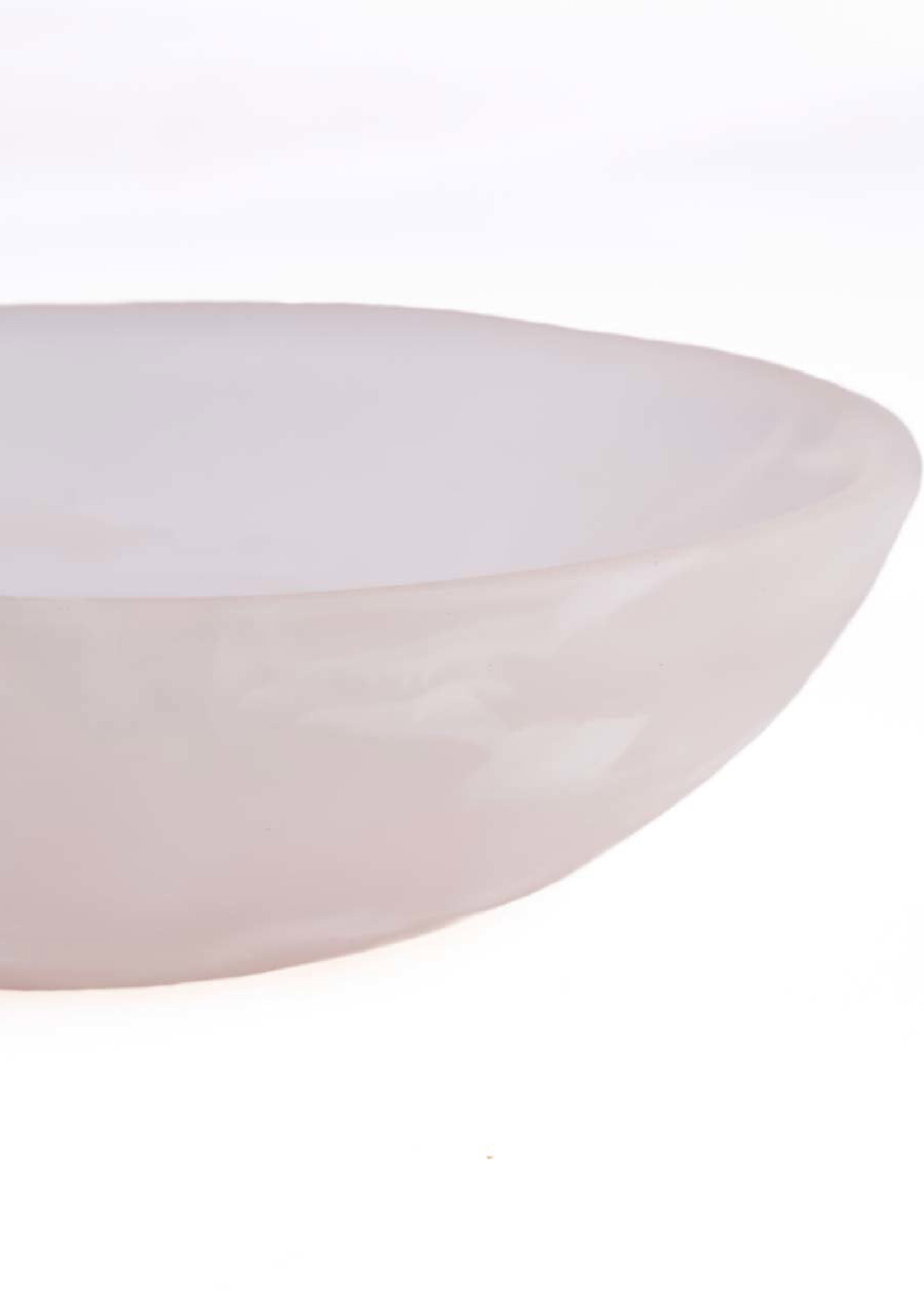 Bazar Bizar Antwerp The Resin Organic Bowl - Pink White - M