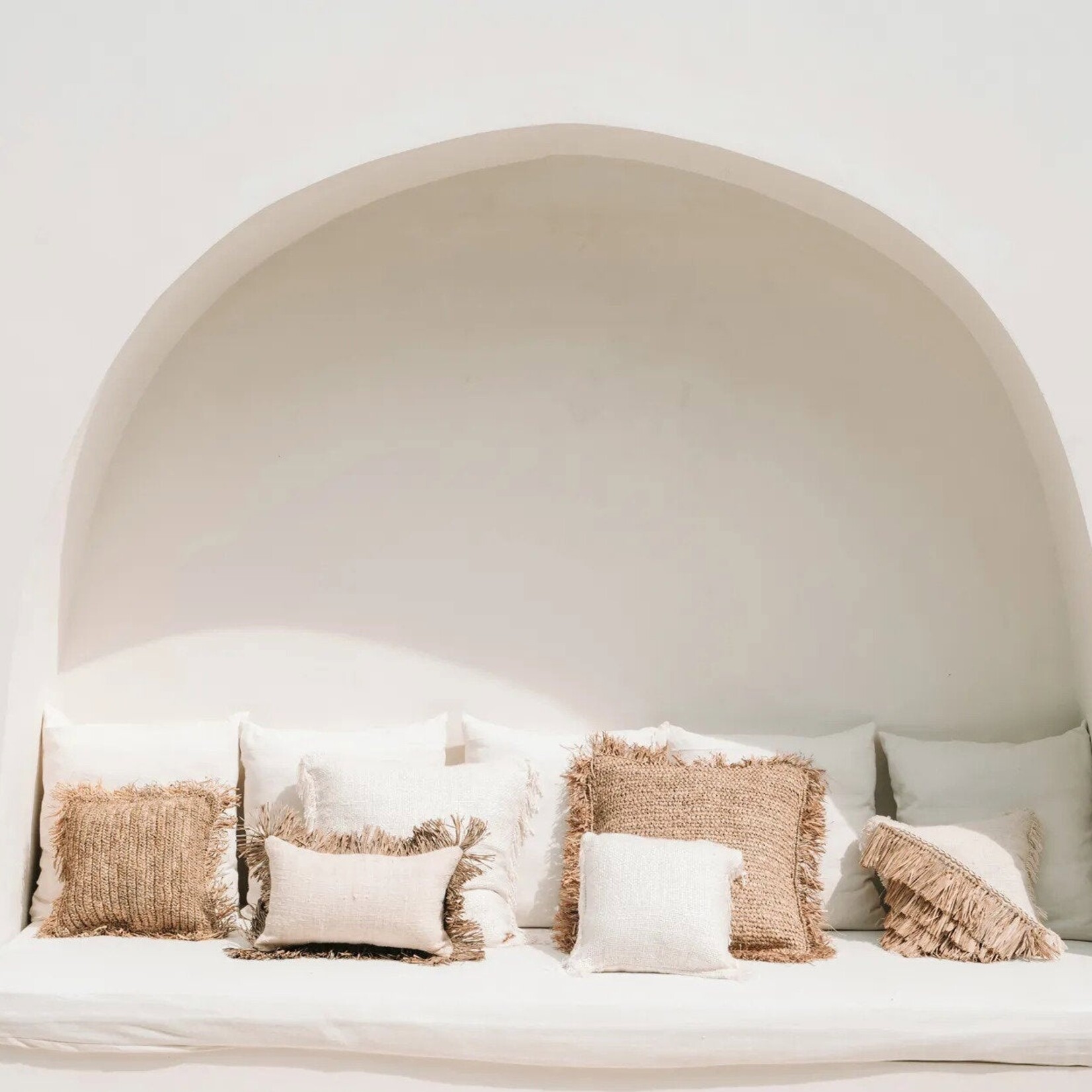 Bazar Bizar Antwerp The Oh My Gee Cushion Cover - Cream - 40x40