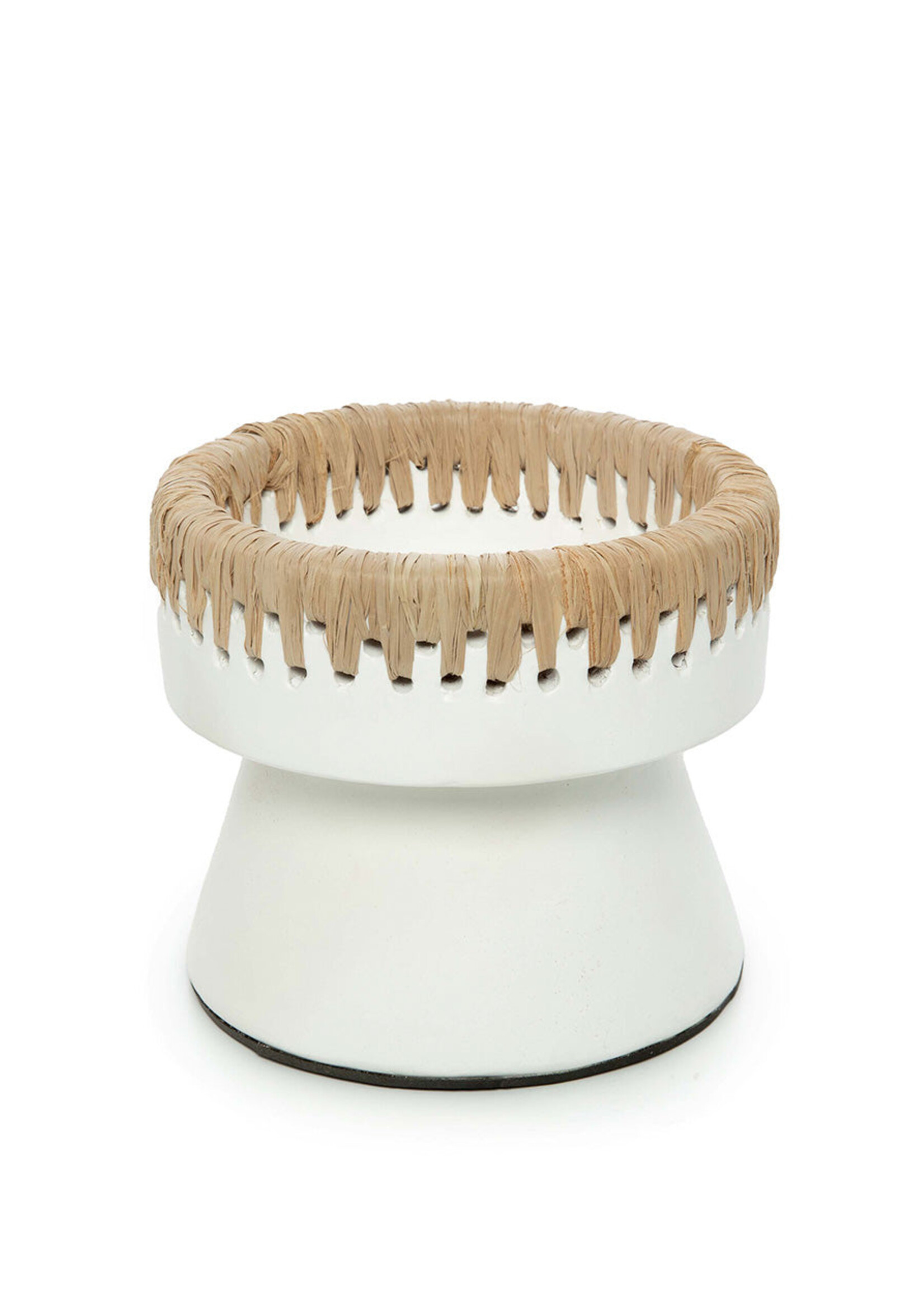 Bazar Bizar Antwerp The Pretty Candle Holder - White Natural - S