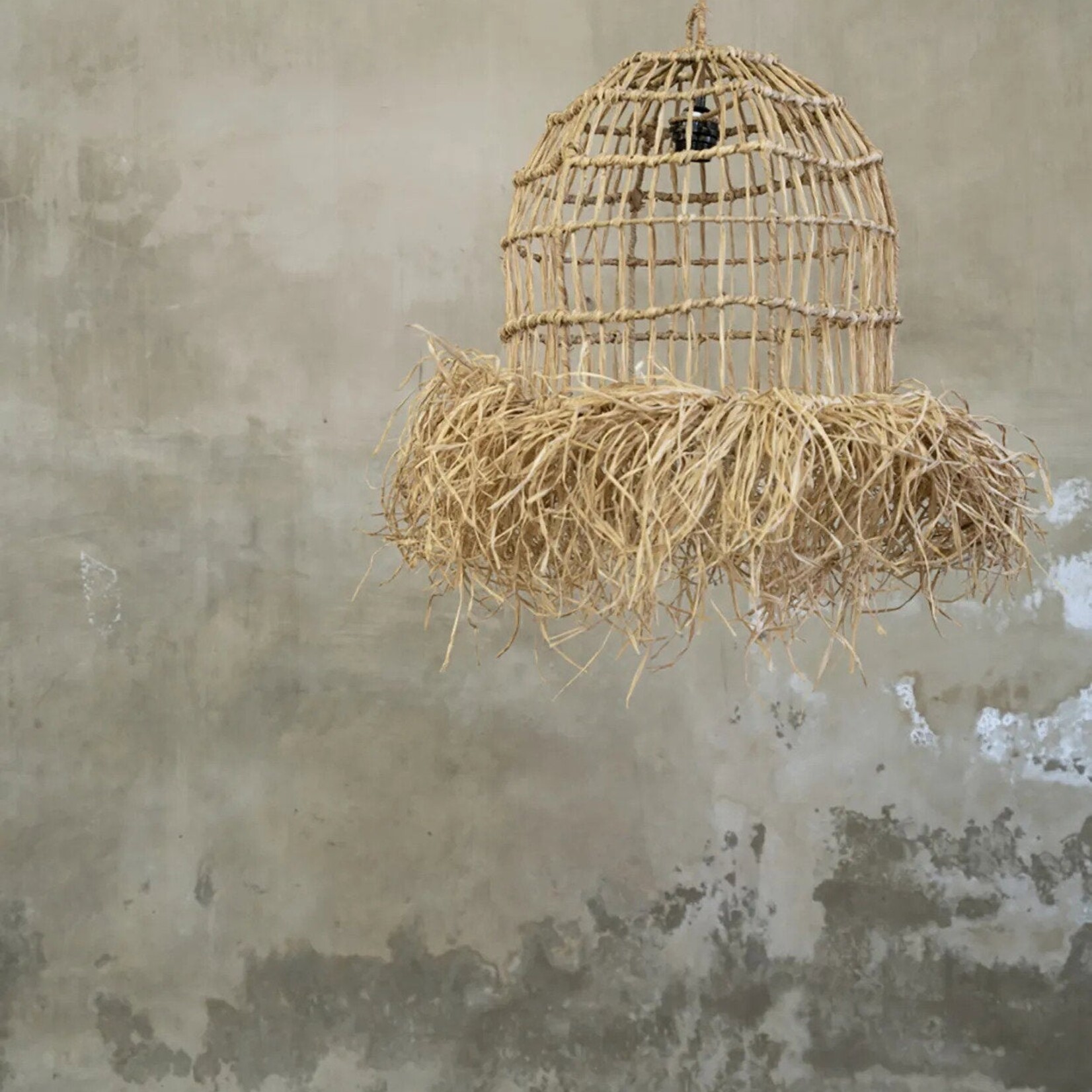 Bazar Bizar Antwerp The Casita Pendant - Natural - S