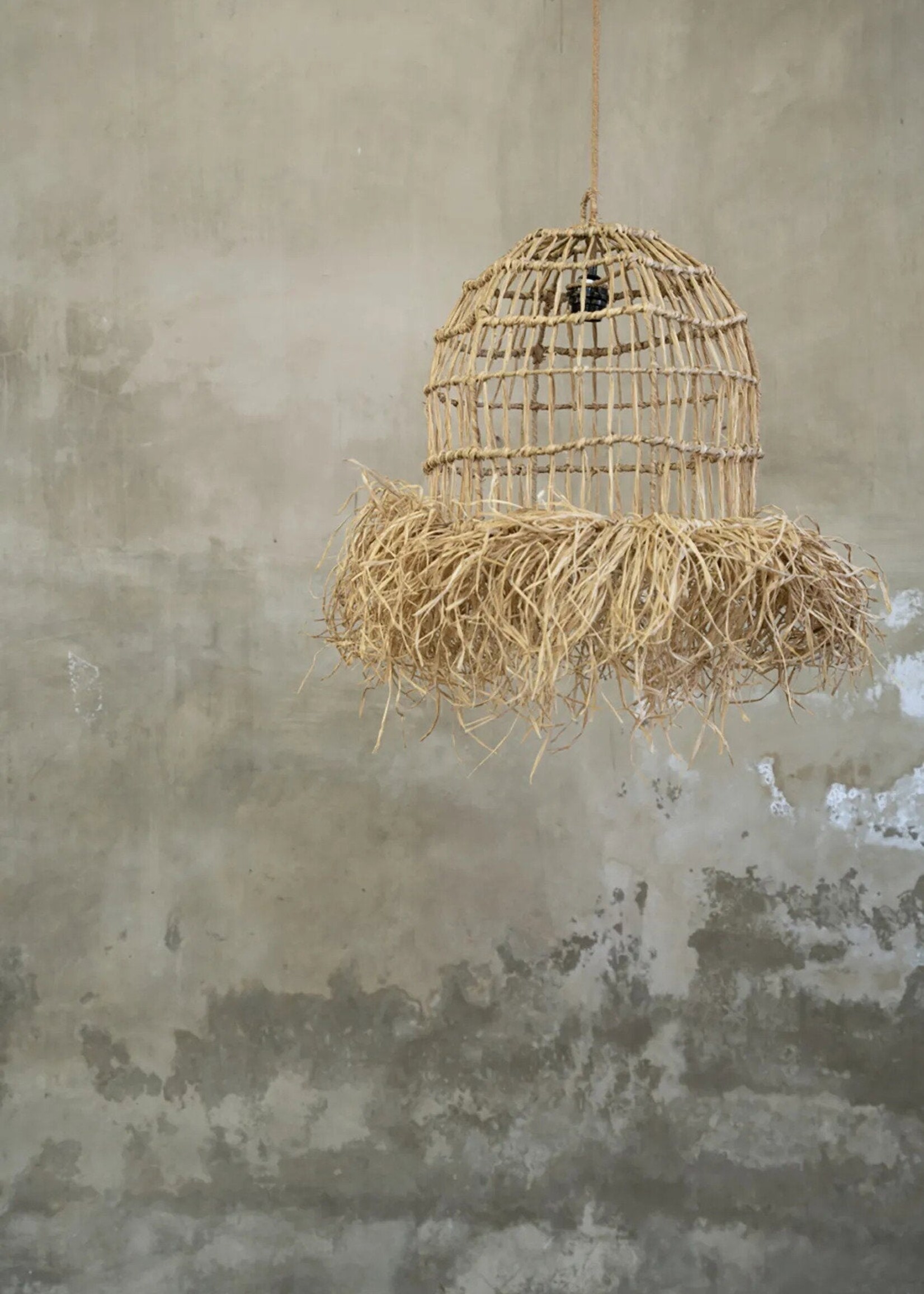 Bazar Bizar Antwerp The Casita Pendant - Natural - S
