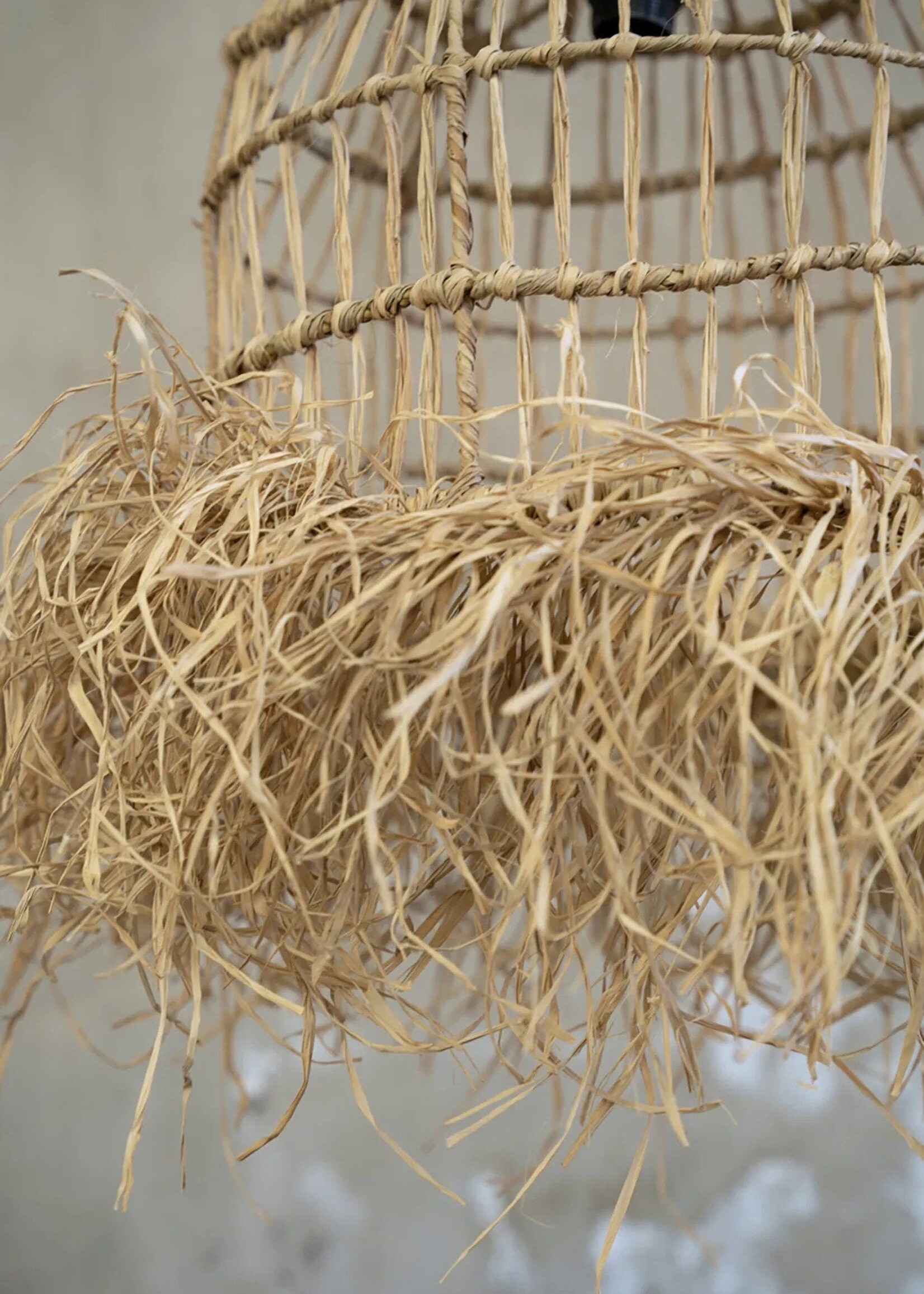 Bazar Bizar Antwerp The Casita Pendant - Natural - S
