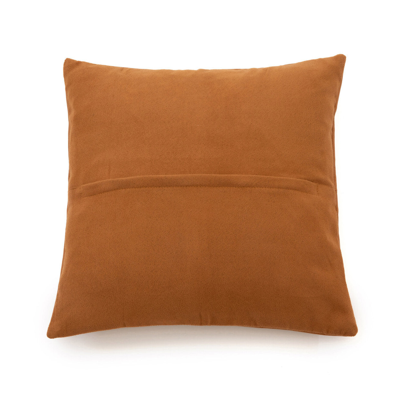 Bazar Bizar Antwerp The Four Panel Leather Cushion Cover - Camel - 40x40