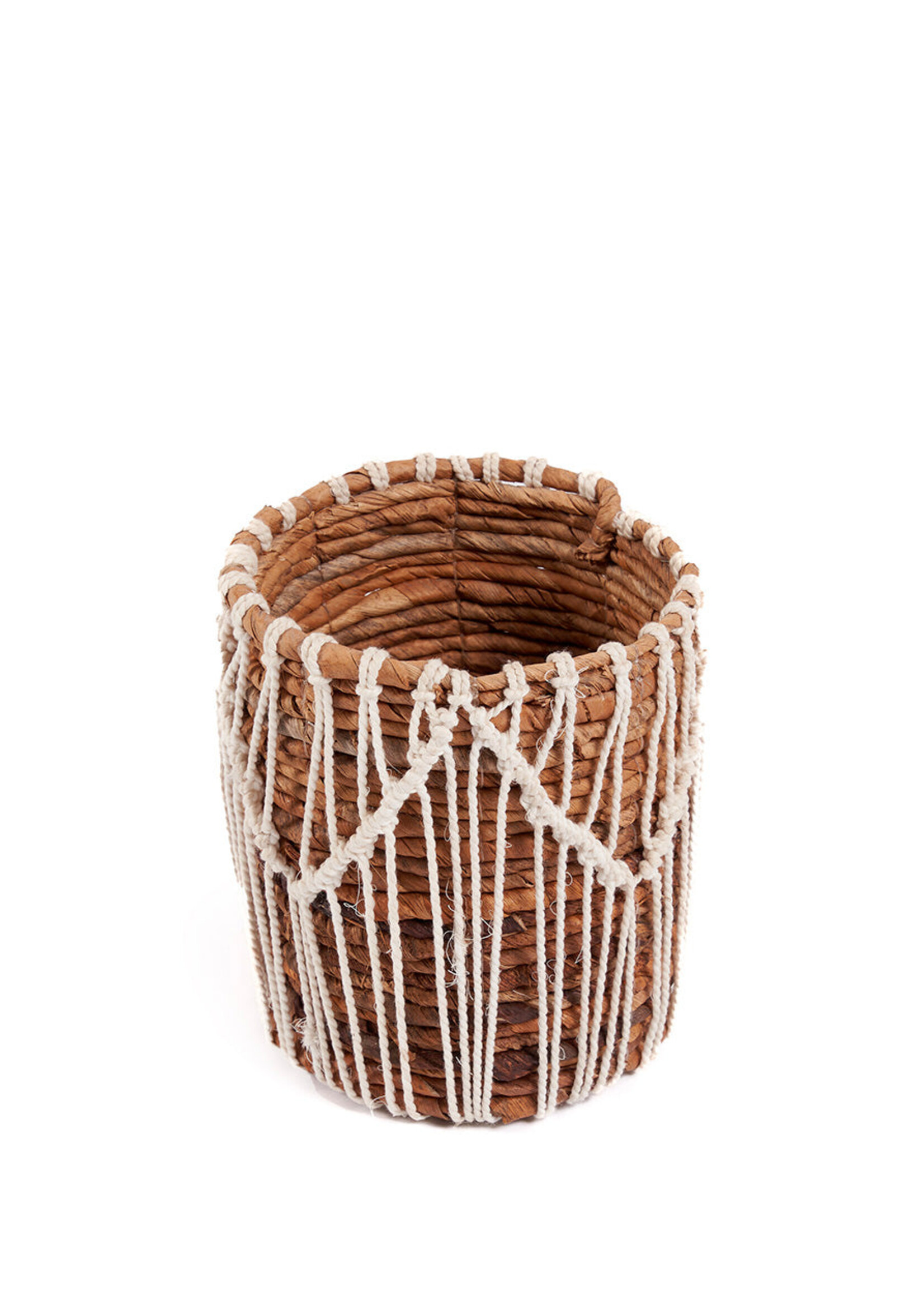 Bazar Bizar Antwerp The Macra-mazing Basket - Natural White - S