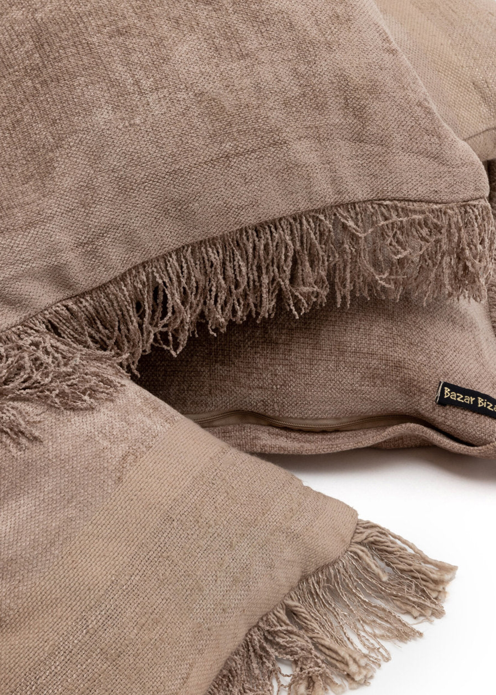 Bazar Bizar Antwerp The Oh My Gee Cushion Cover - Concrete Velvet - 30x50