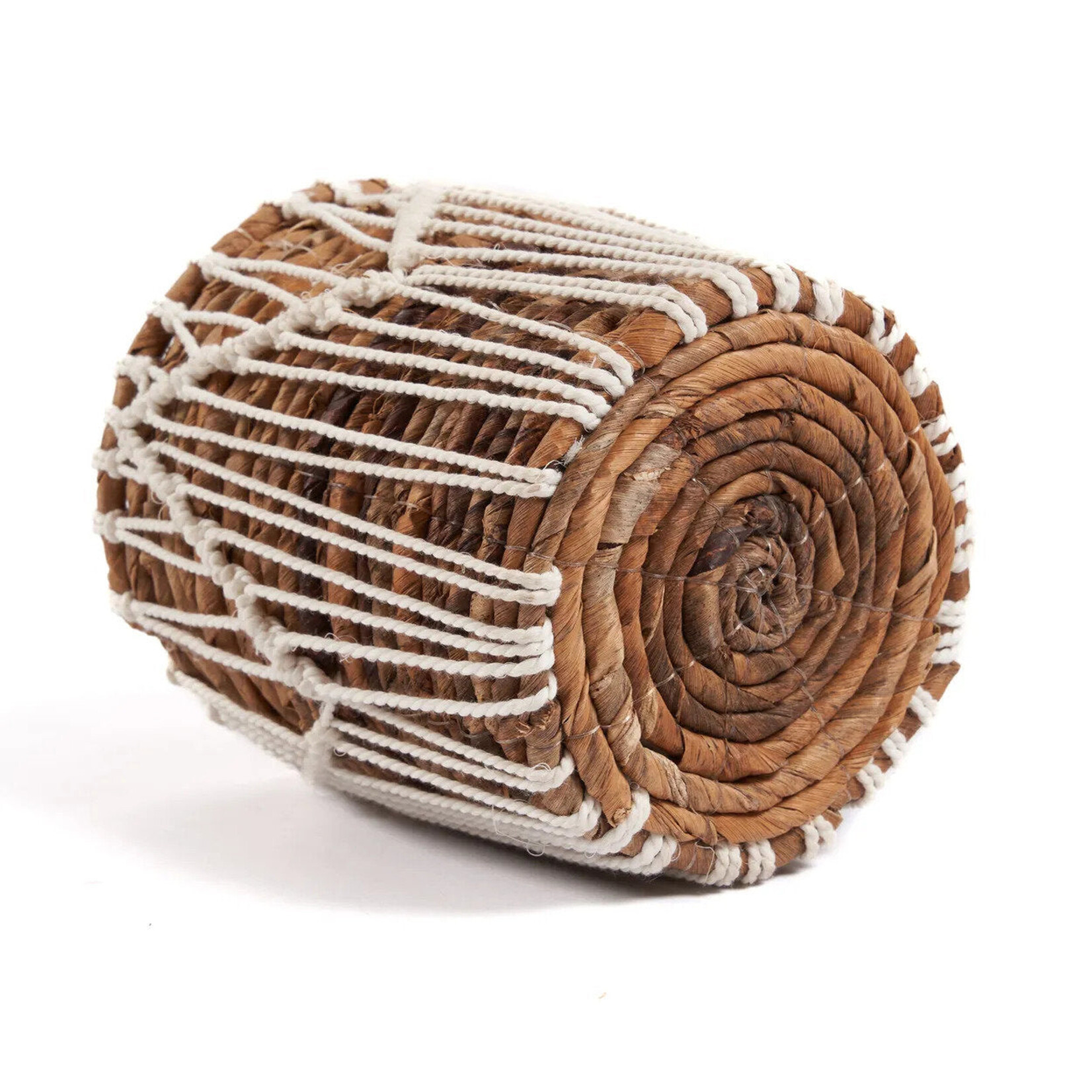 Bazar Bizar Antwerp The Macra-mazing Basket - Natural White - S