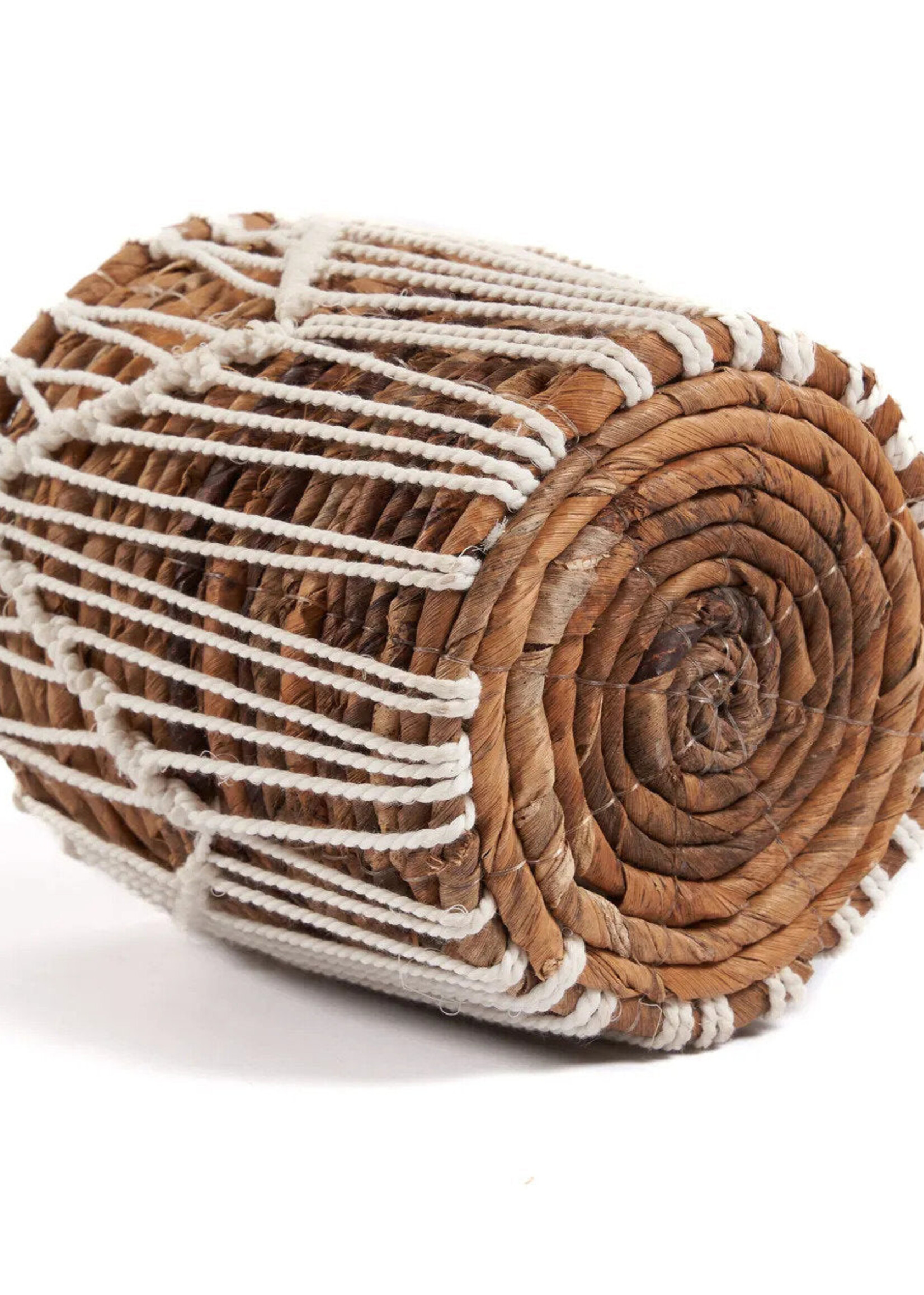 Bazar Bizar Antwerp The Macra-mazing Basket - Natural White - S
