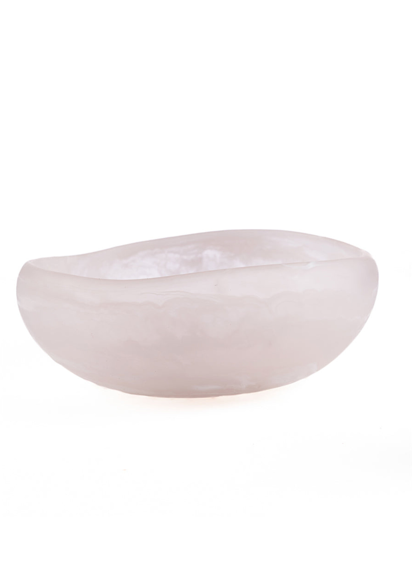 Bazar Bizar Antwerp The Resin Organic Bowl - Pink White - S