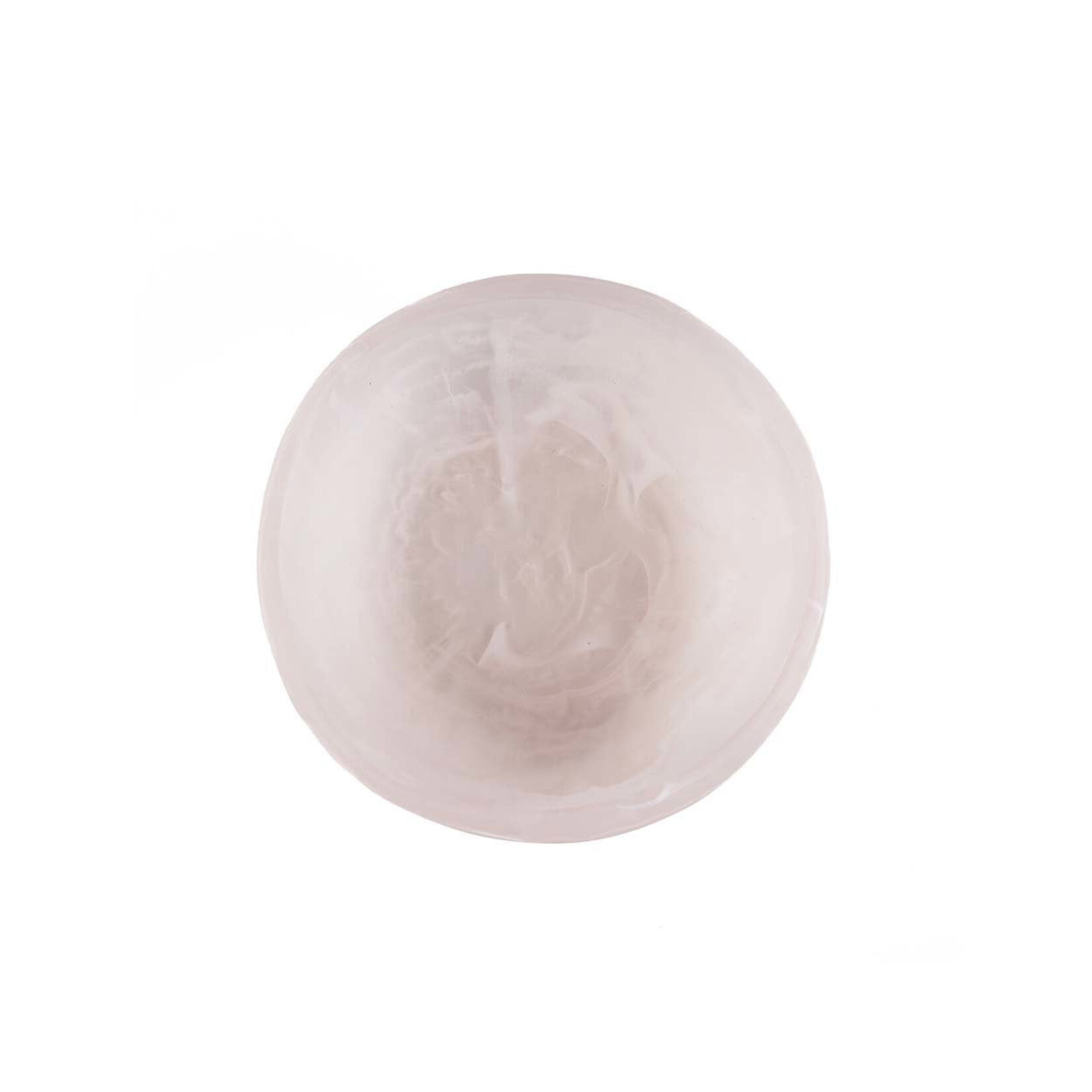 Bazar Bizar Antwerp The Resin Organic Bowl - Pink White - S