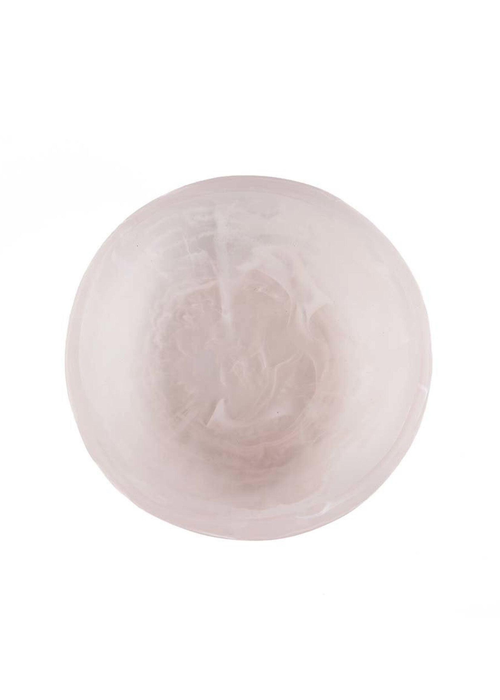 Bazar Bizar Antwerp The Resin Organic Bowl - Pink White - S