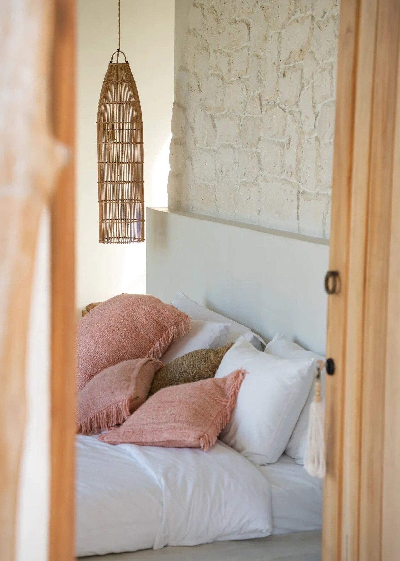 Bazar Bizar Antwerp The Oh My Gee Cushion Cover - Salmon Pink - 40x40