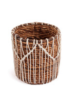 Bazar Bizar Antwerp The Macra-mazing Basket - Natural White - M