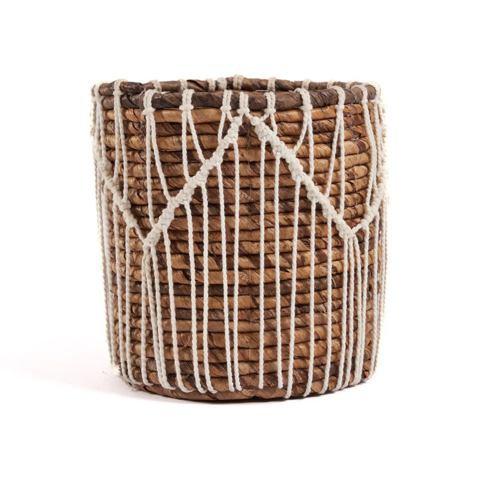 Bazar Bizar Antwerp The Macra-mazing Basket - Natural White - M
