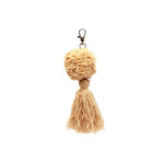 Bazar Bizar Antwerp The Pompom Keychain - Mocca