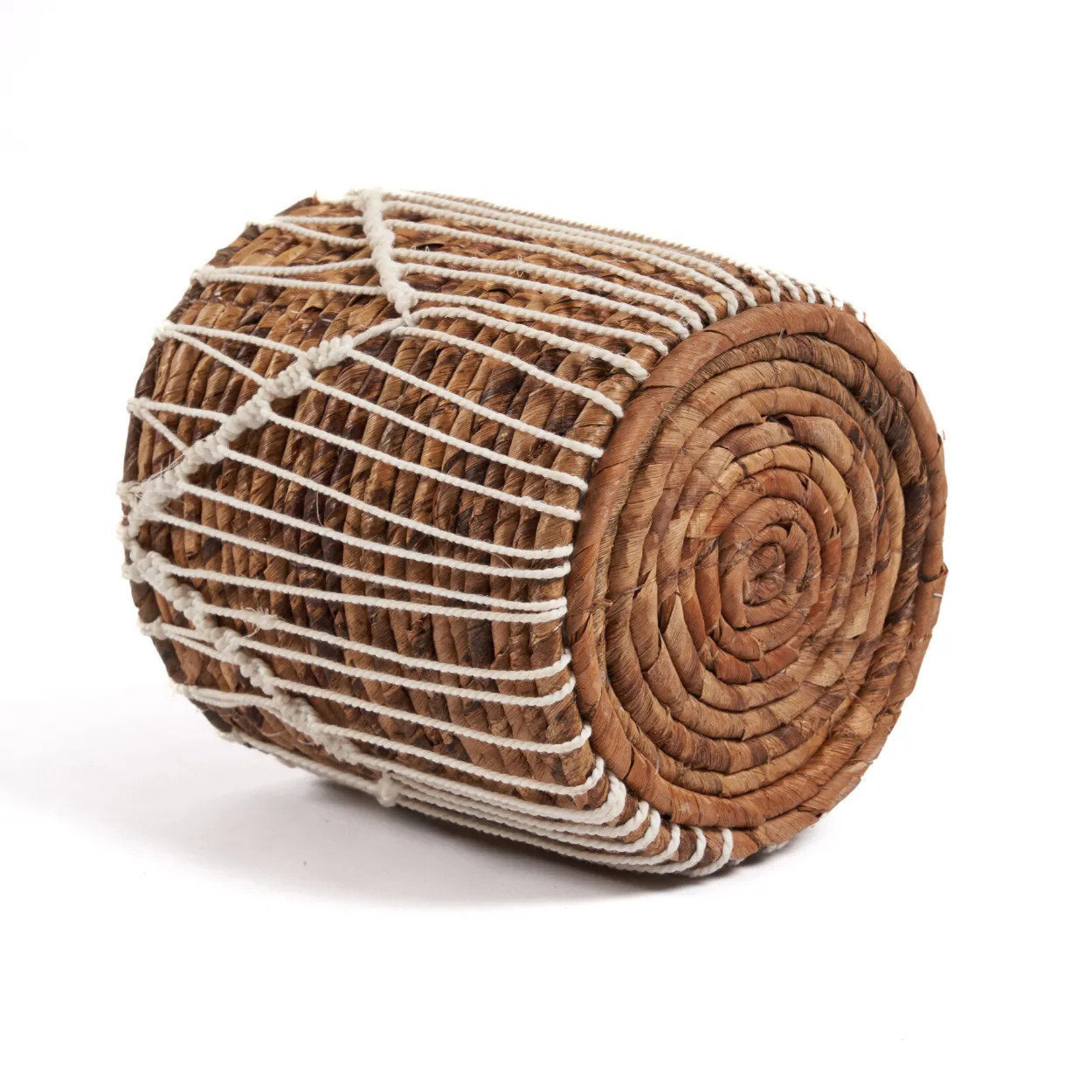 Bazar Bizar Antwerp The Macra-mazing Basket - Natural White - M