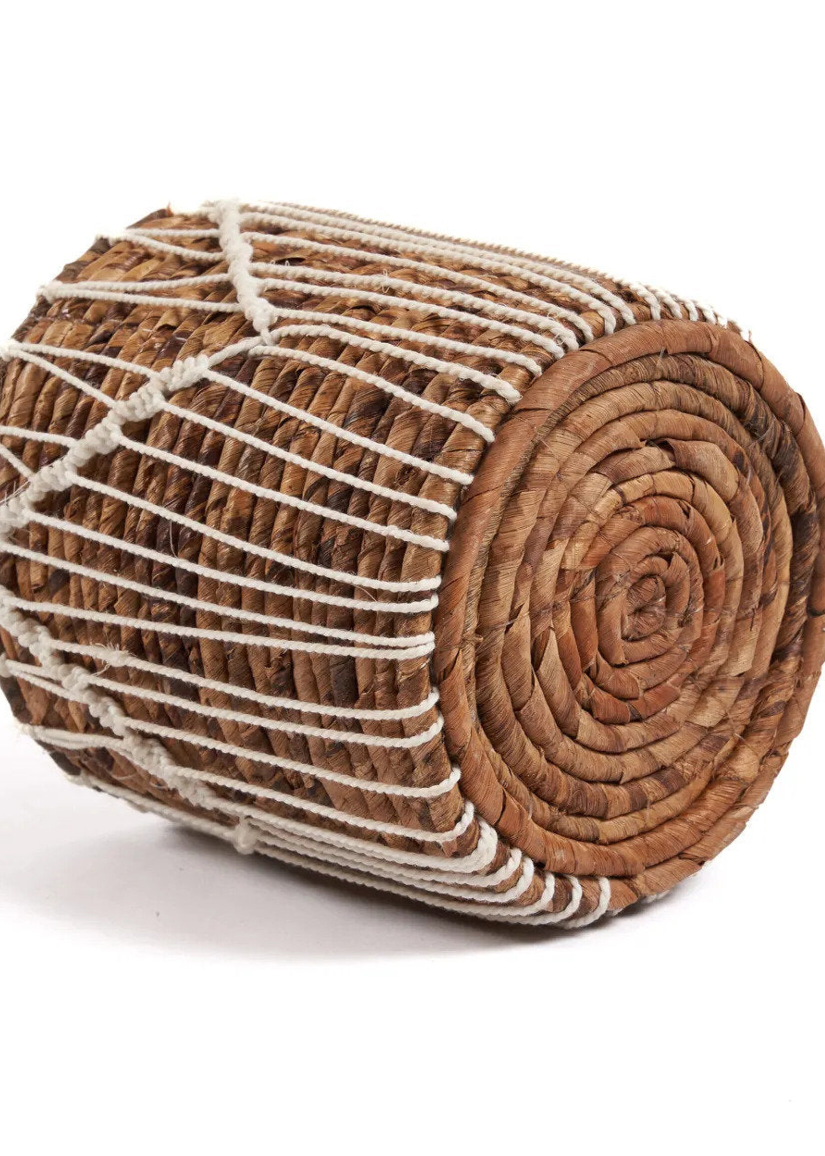 Bazar Bizar Antwerp The Macra-mazing Basket - Natural White - M