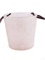 Bazar Bizar Antwerp The Resin Ice Bucket - Pink White