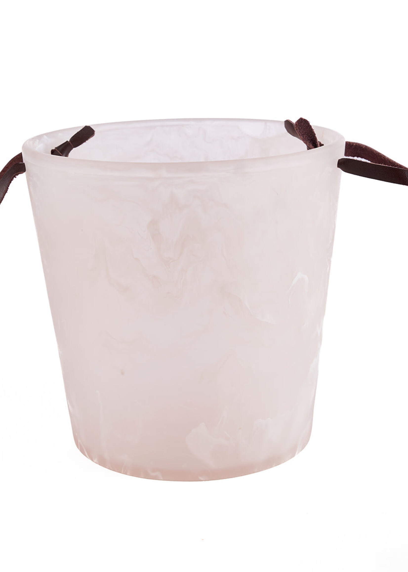 Bazar Bizar Antwerp The Resin Ice Bucket - Pink White