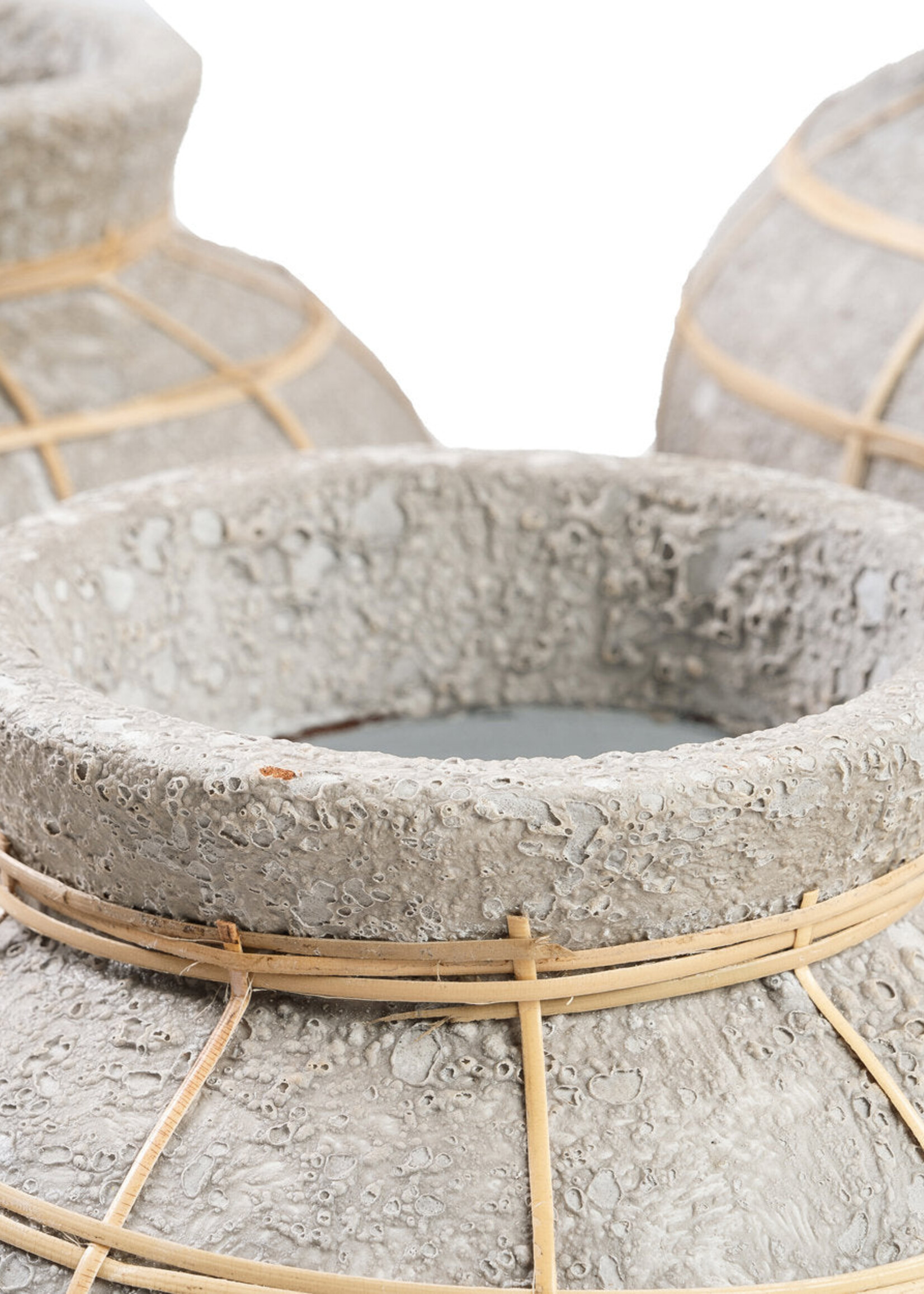 Bazar Bizar Antwerp The Belly Vase - Concrete Natural - S