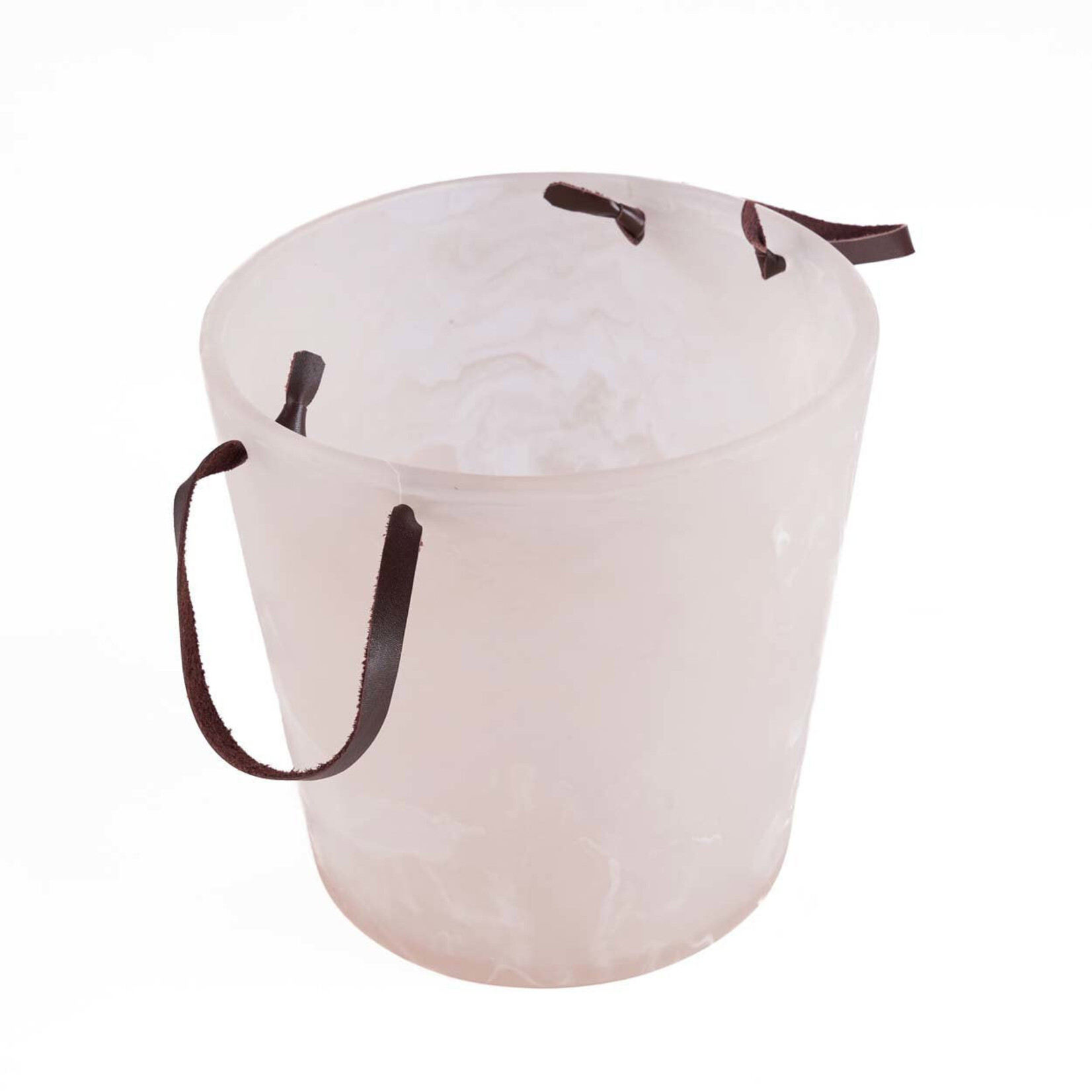 Bazar Bizar Antwerp The Resin Ice Bucket - Pink White