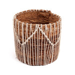 Bazar Bizar Antwerp The Macra-mazing Basket - Natural White - L