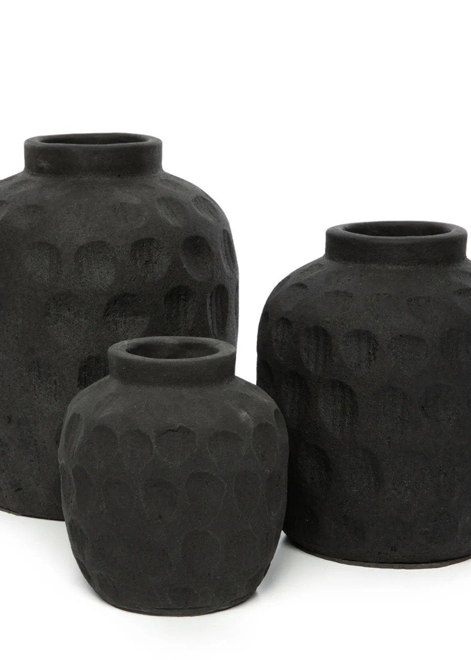 Bazar Bizar Antwerp The Trendy Vase - Black - S