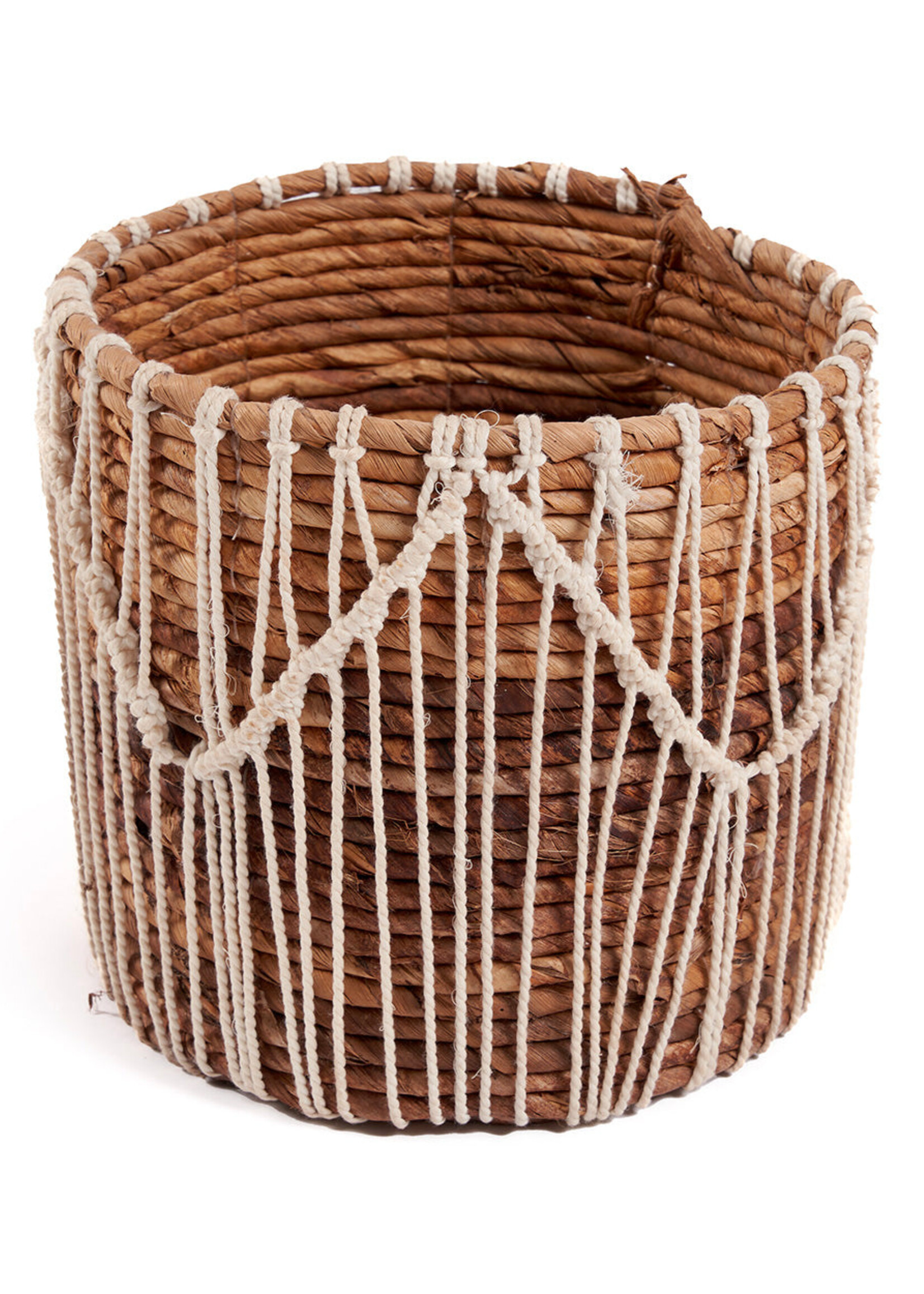 Bazar Bizar Antwerp The Macra-mazing Basket - Natural White - L