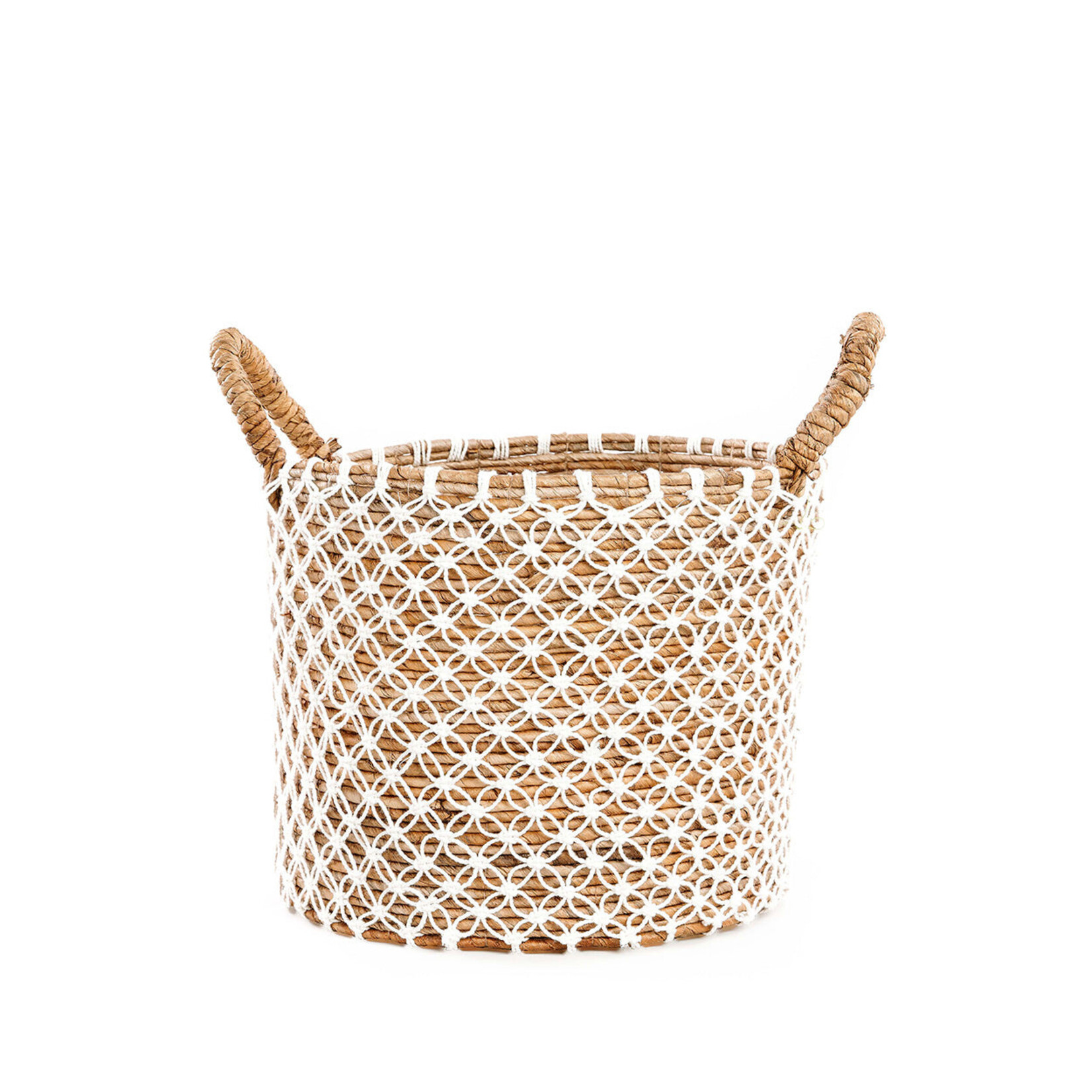 Bazar Bizar Antwerp The Crossed Stitched Macrame Basket - M
