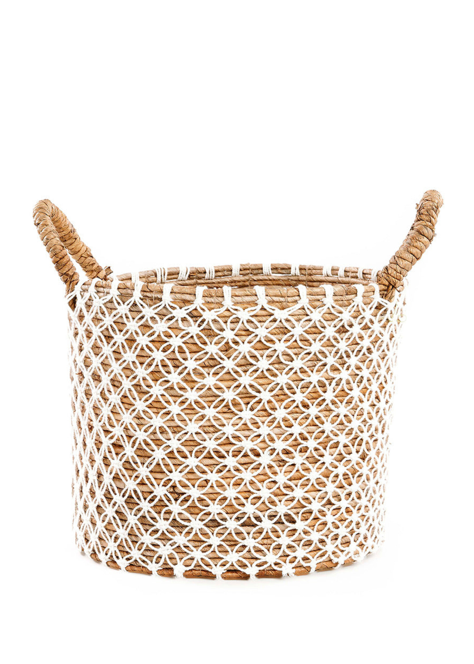 Bazar Bizar Antwerp The Crossed Stitched Macrame Basket - M