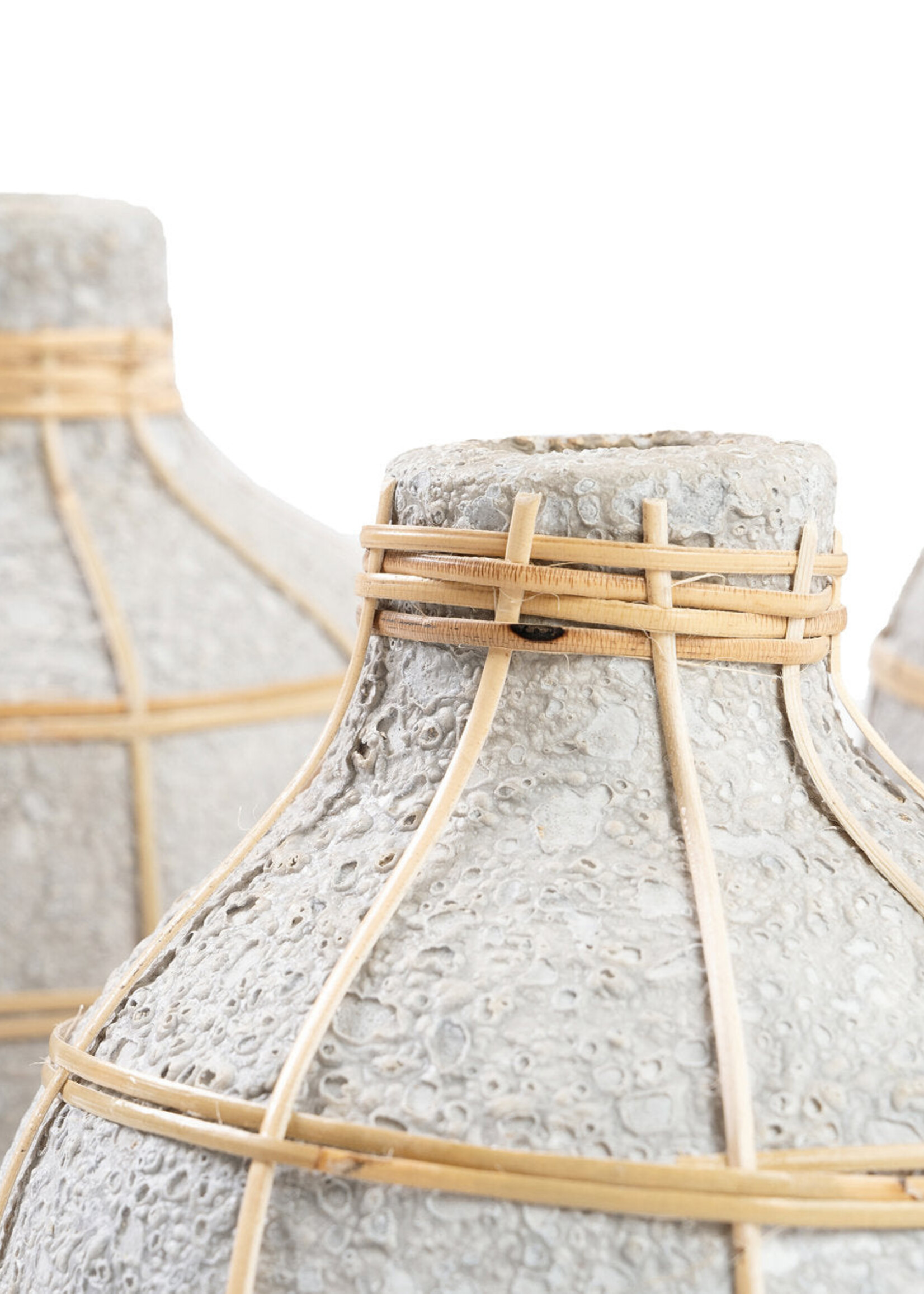 Bazar Bizar Antwerp The Whoopy Vase - Concrete Natural - M