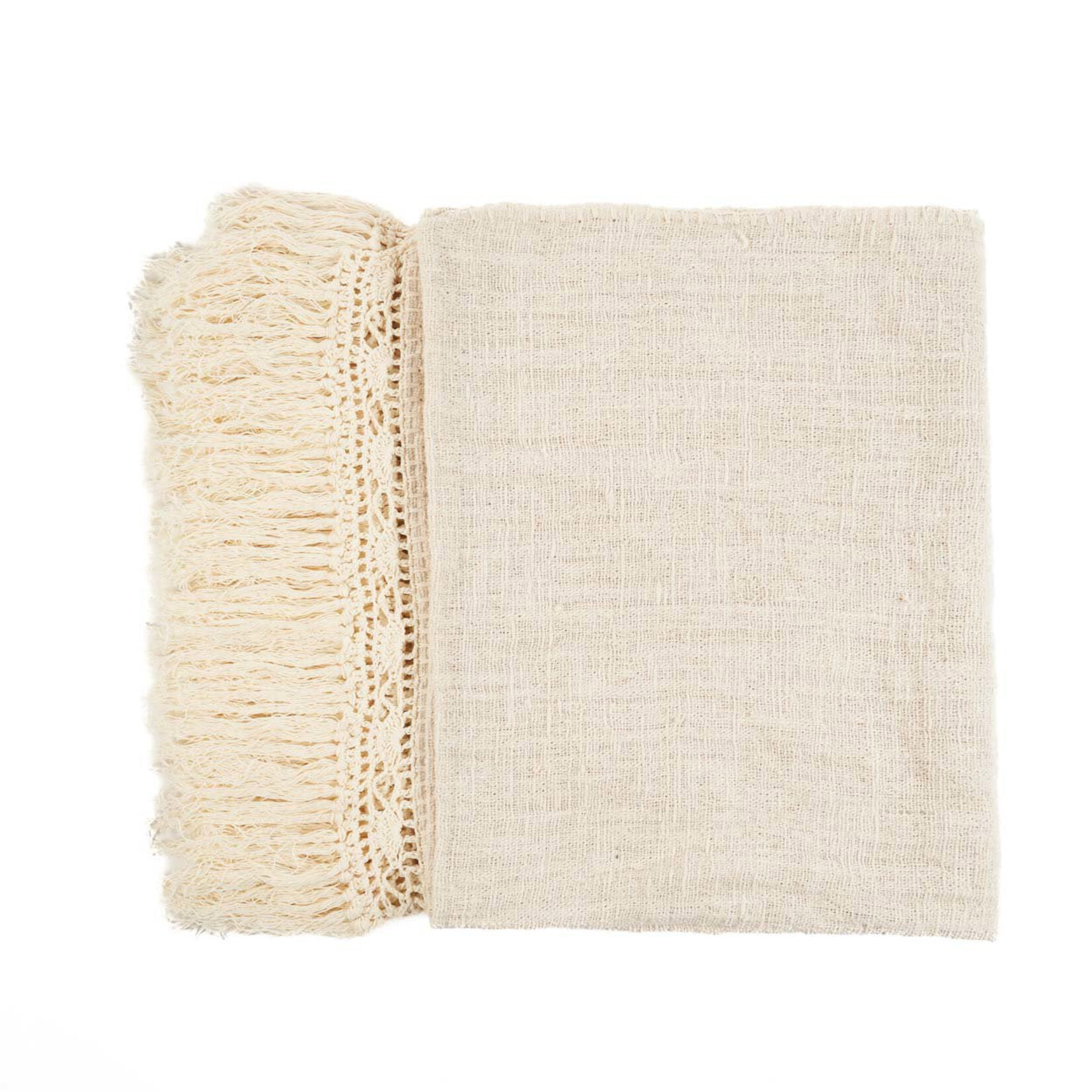Bazar Bizar Antwerp The Gypsy Bed Throw - Natural