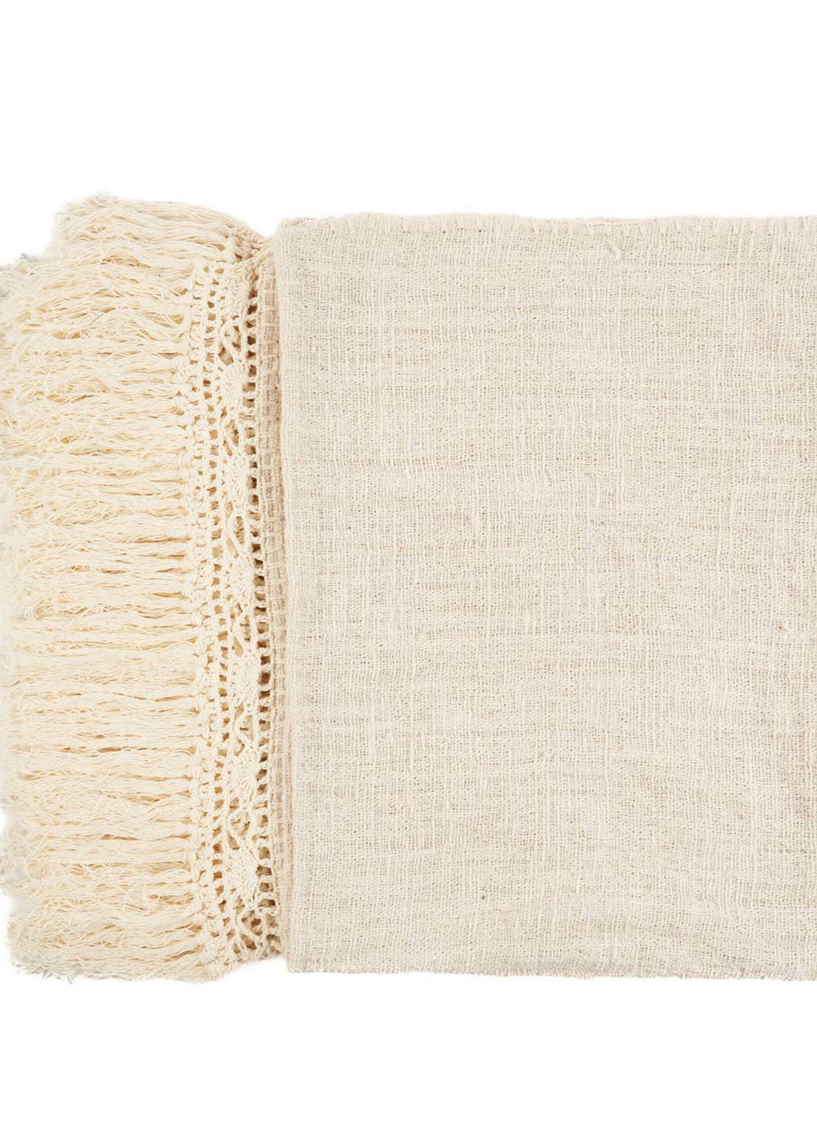 Bazar Bizar Antwerp The Gypsy Bed Throw - Natural