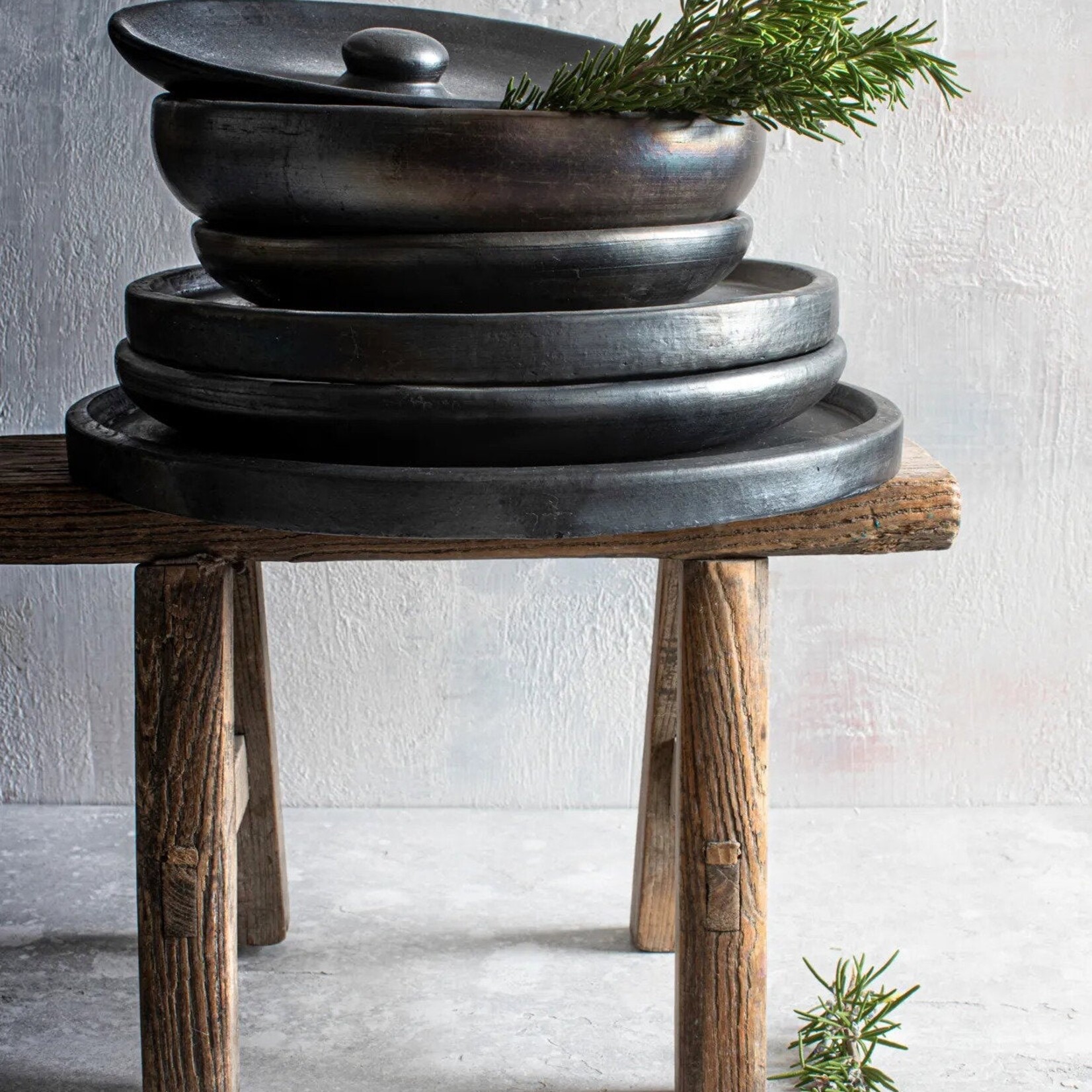 Bazar Bizar Antwerp The Burned Deep Plate - Black - M