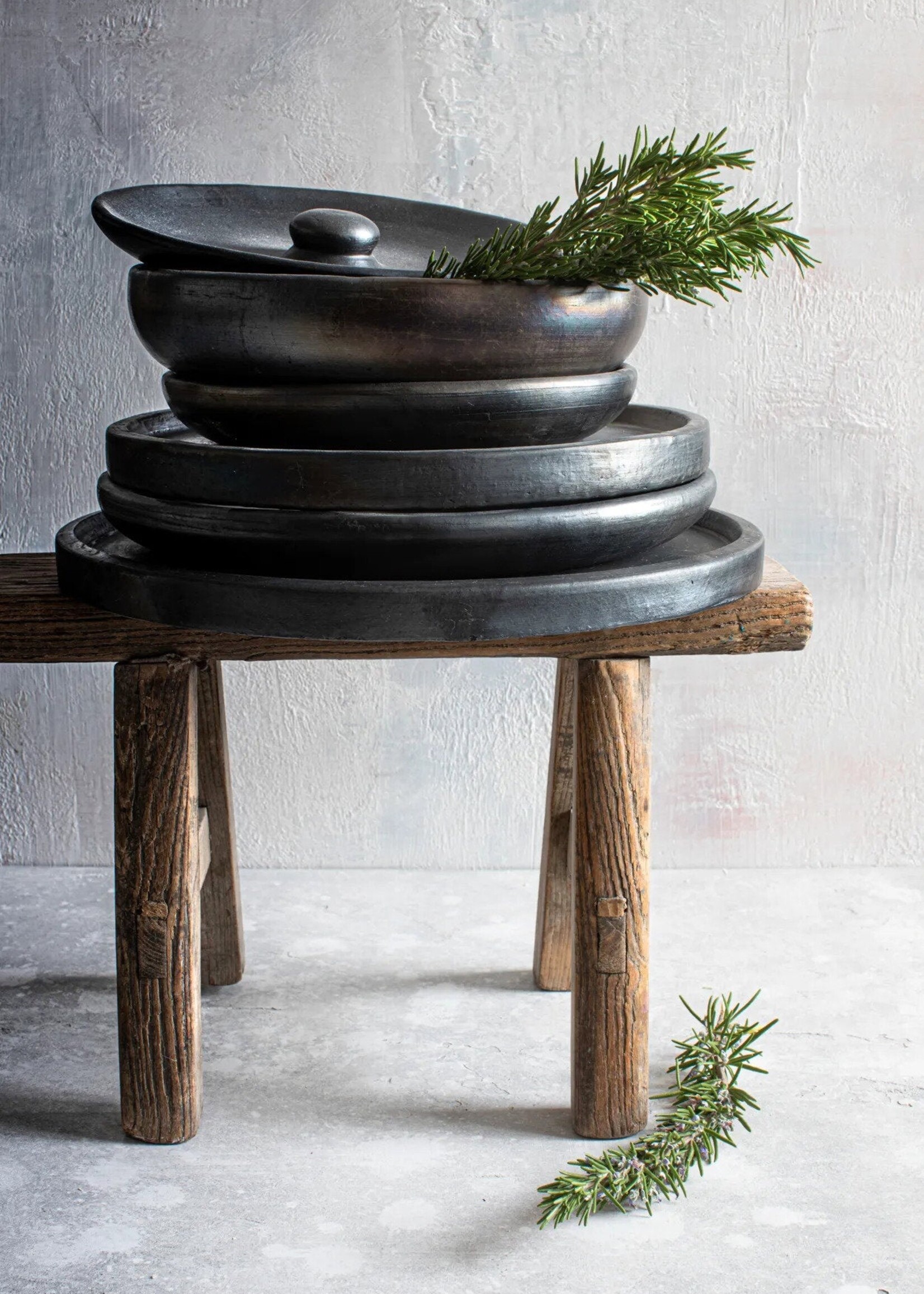 Bazar Bizar Antwerp The Burned Deep Plate - Black - M