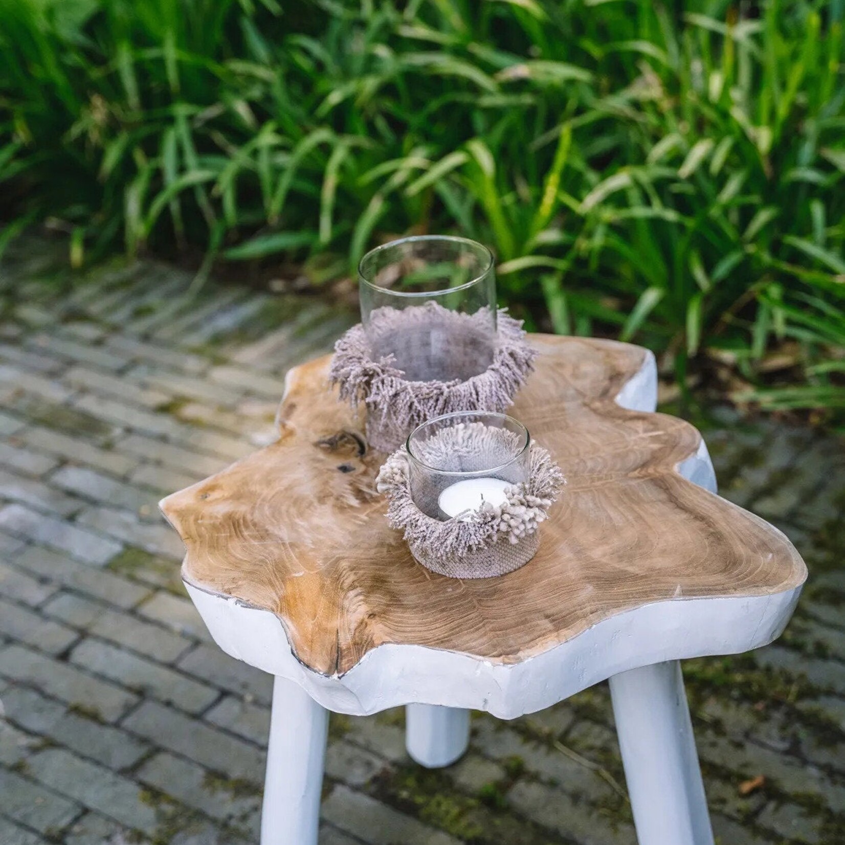 Bazar Bizar Antwerp The Oh My Gee Candle Holder - Concrete - M