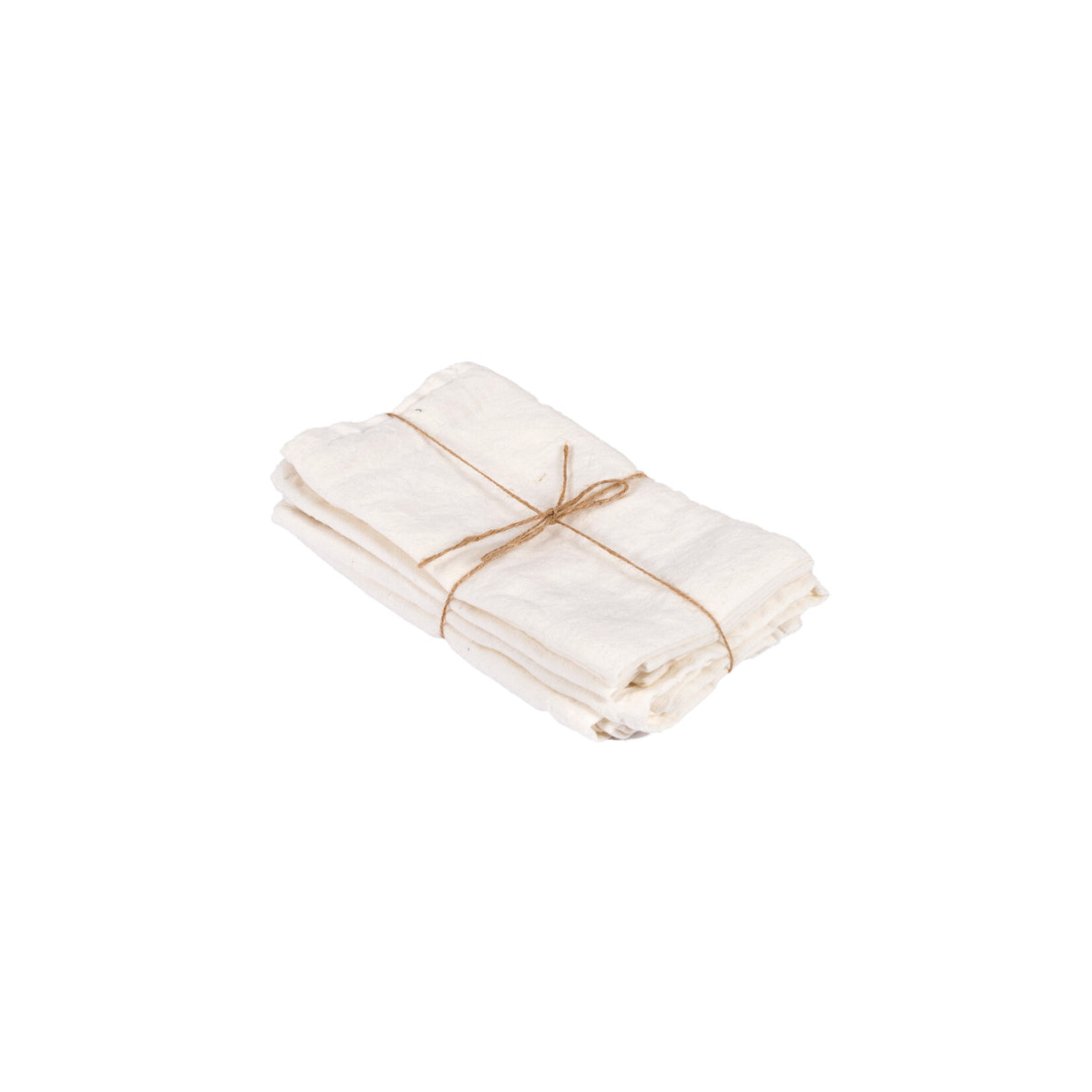 Bazar Bizar Antwerp The Linen Napkin - White