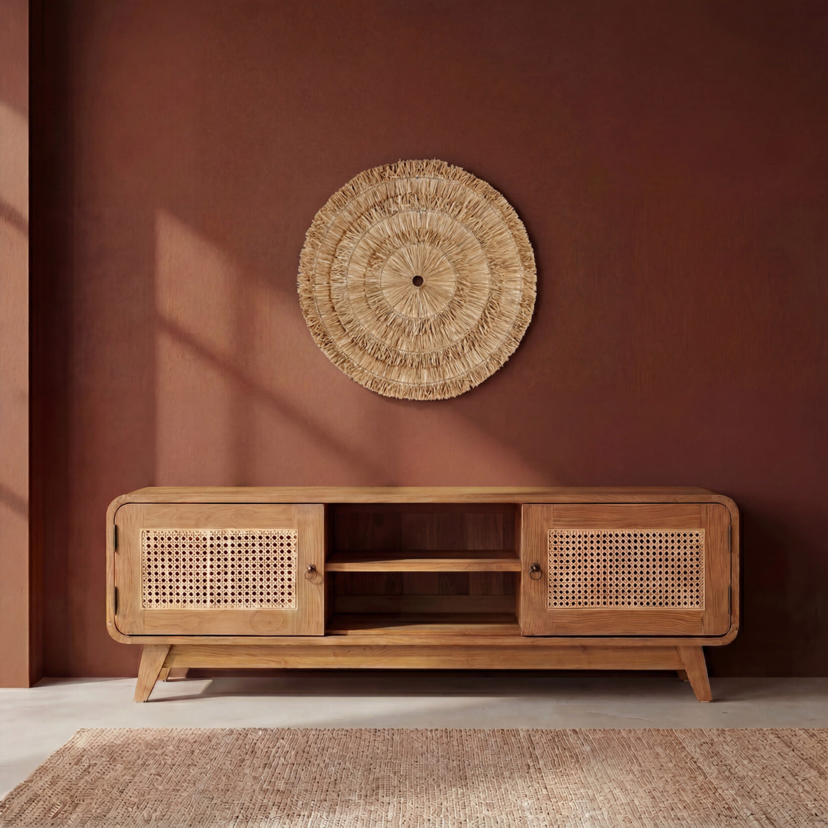 Bazar Bizar Antwerp The Dune TV Cabinet - Natural