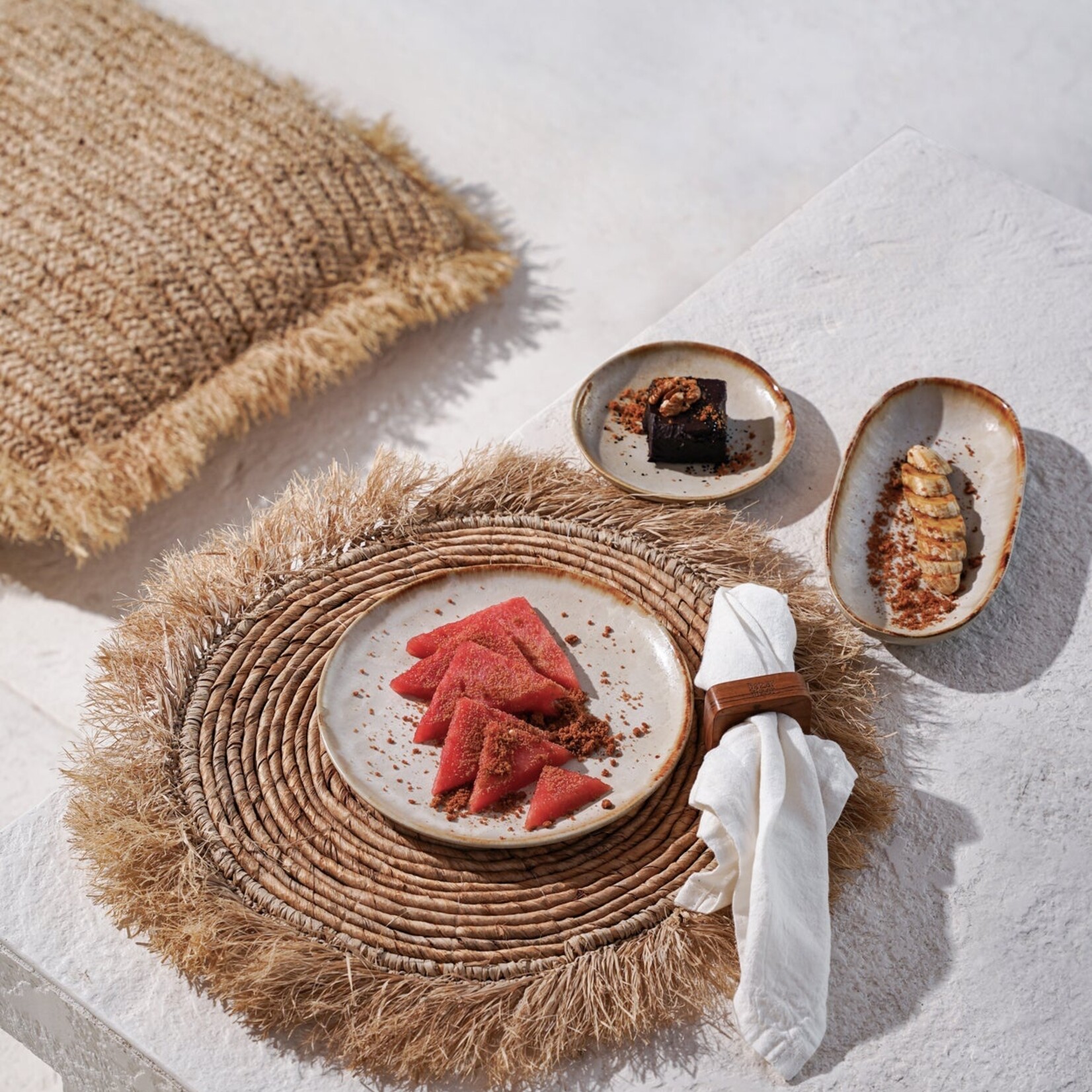 Bazar Bizar Antwerp The Linen Napkin - White