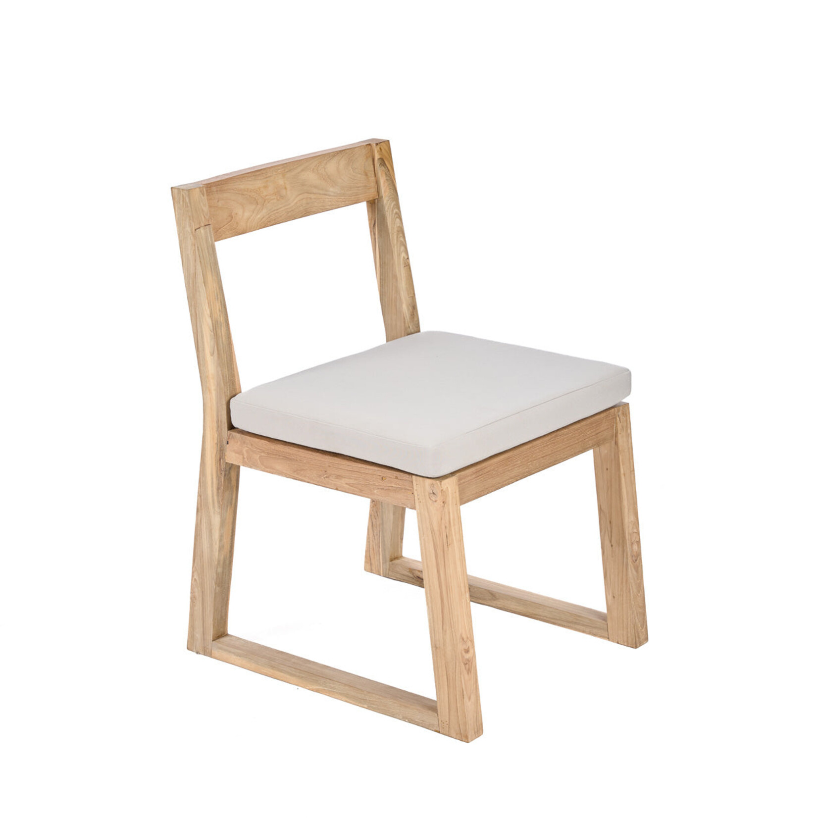 Bazar Bizar Antwerp The Linear Dining Chair - Natural Grey