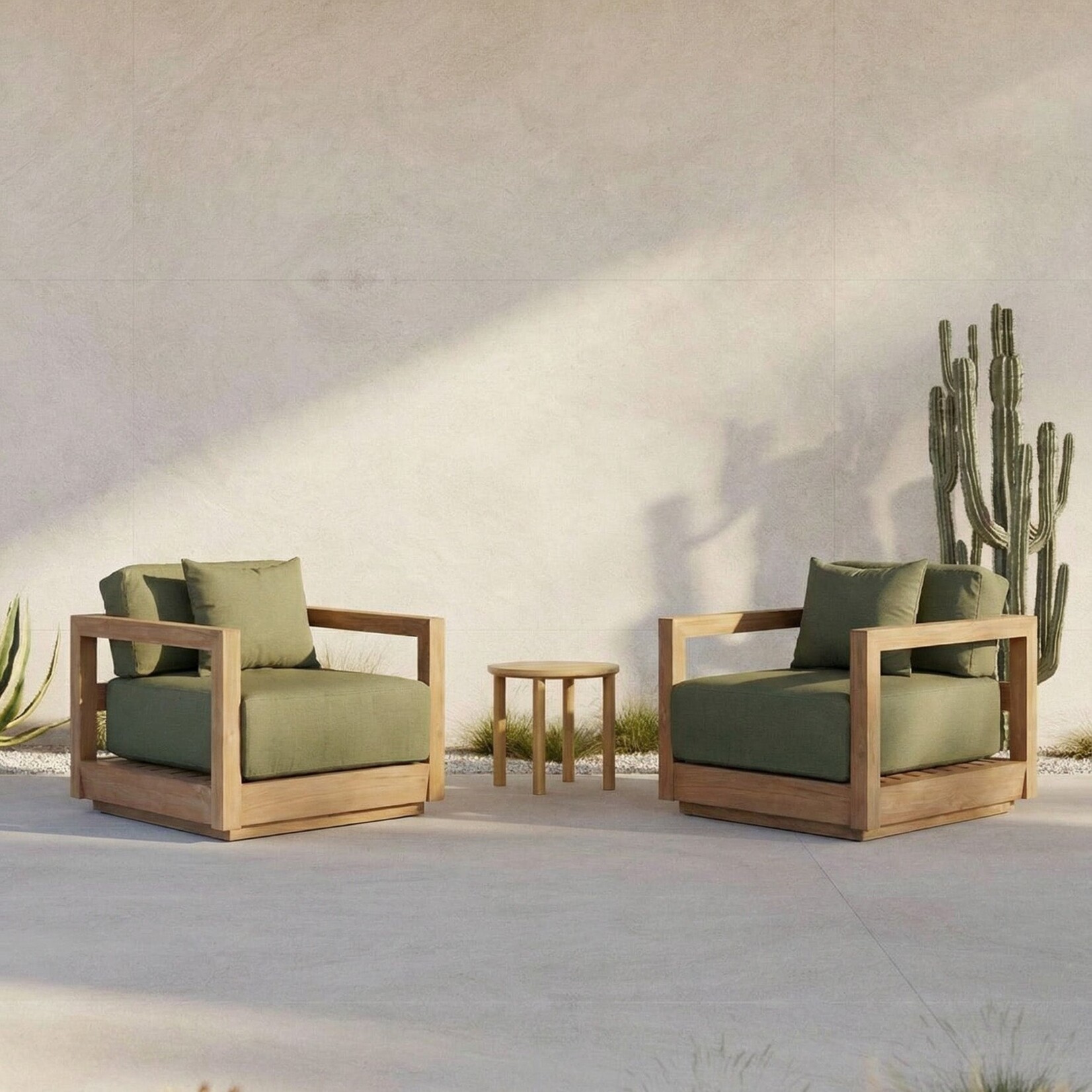 Bazar Bizar Antwerp The Umalas One Seater Sofa - Outdoor - Green Alga
